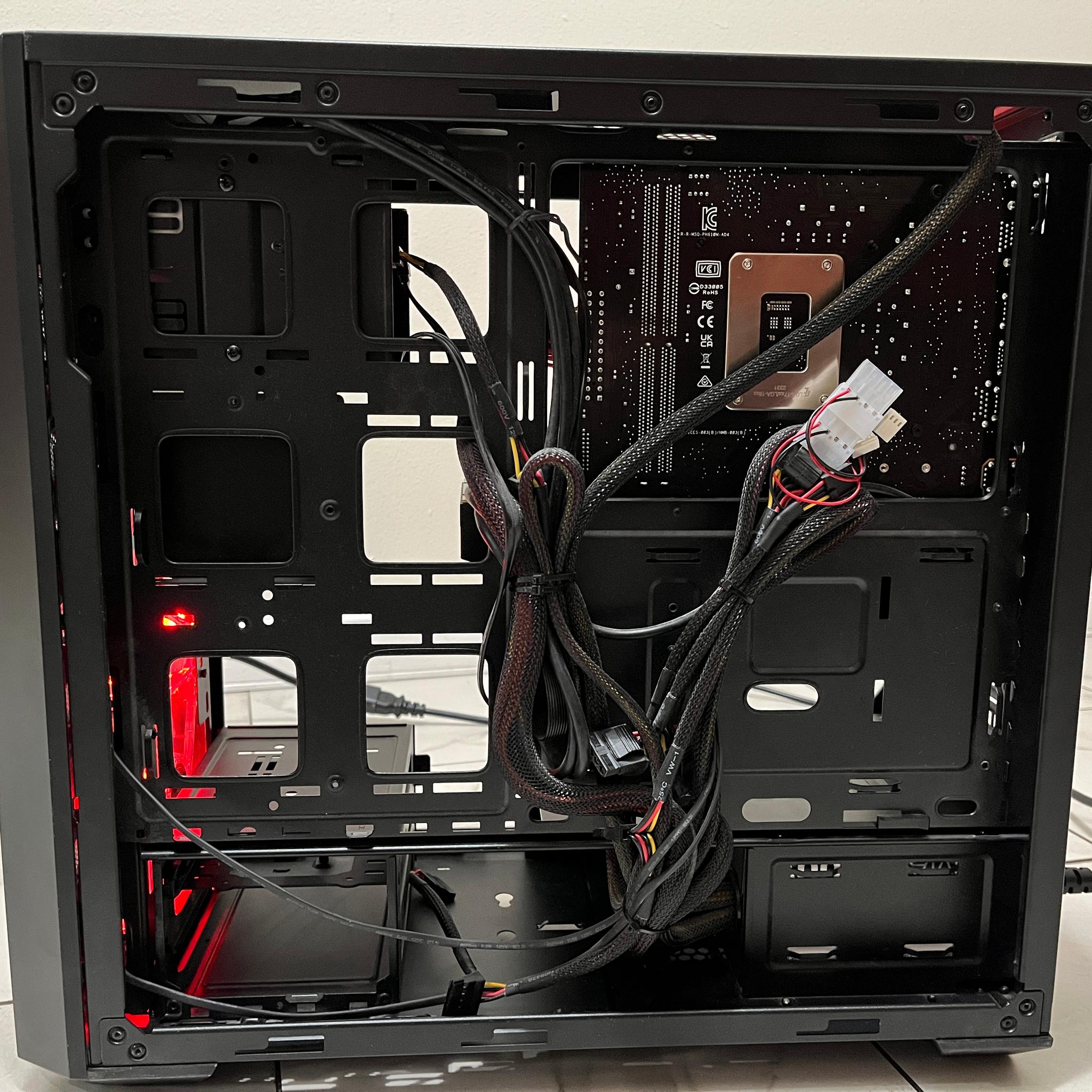 NVIDIA RTX 2080, Intel Core i3-12100, 16GB RAM, 512GB SSD - Gaming PC w/ Wi-Fi & BT *Missing R Panel