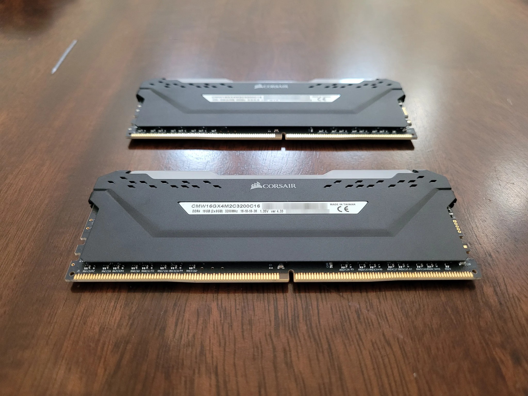 Corsair Vengeance RGB Pro Black 16 GB (2 x 8 GB) DDR4-3200 CL16 Memory (NO OG BOX)