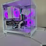 ❄️ Frost Neon Flow – RTX 2060 12GB Gaming PC 🤍