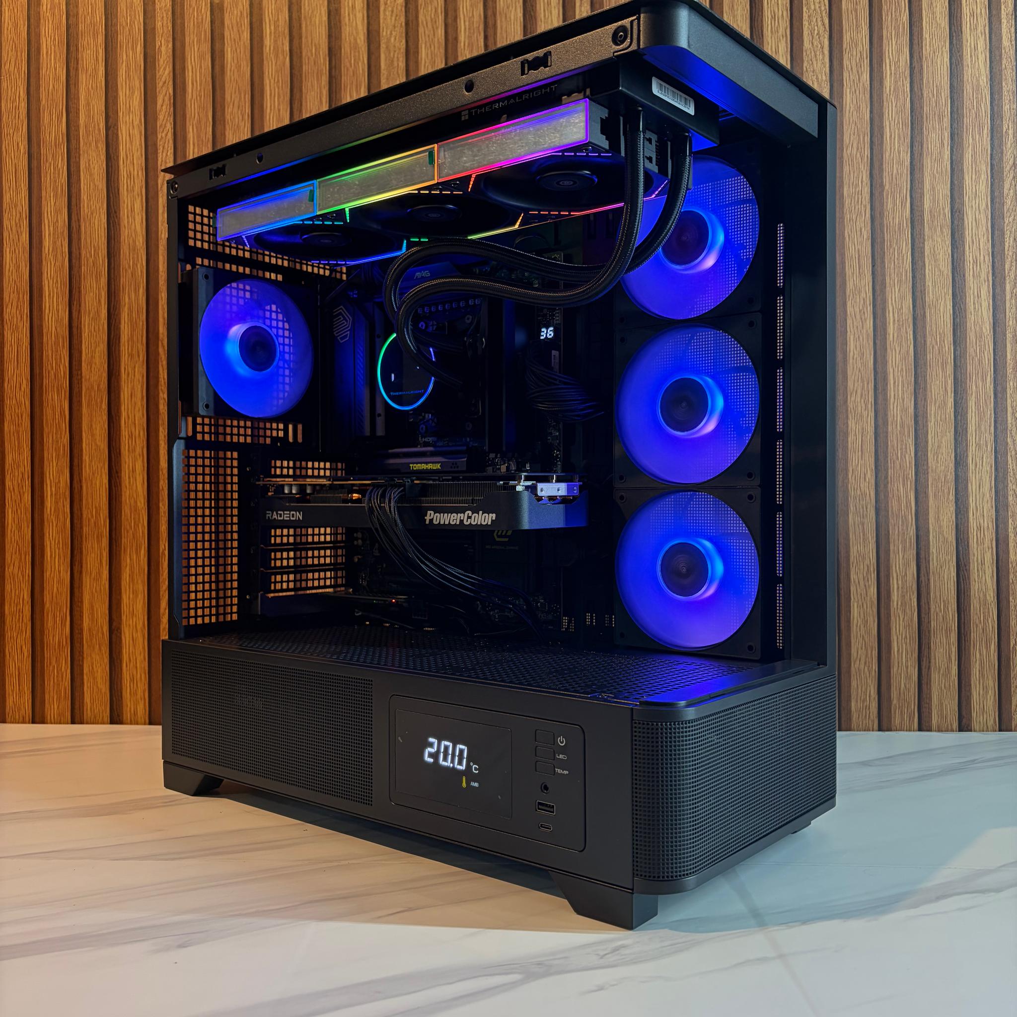 9070XT 16GB | RYZEN 7 9800X3D | 32GB DDR5 | 1TB SSD | 750W | 360MM AIO | X870E