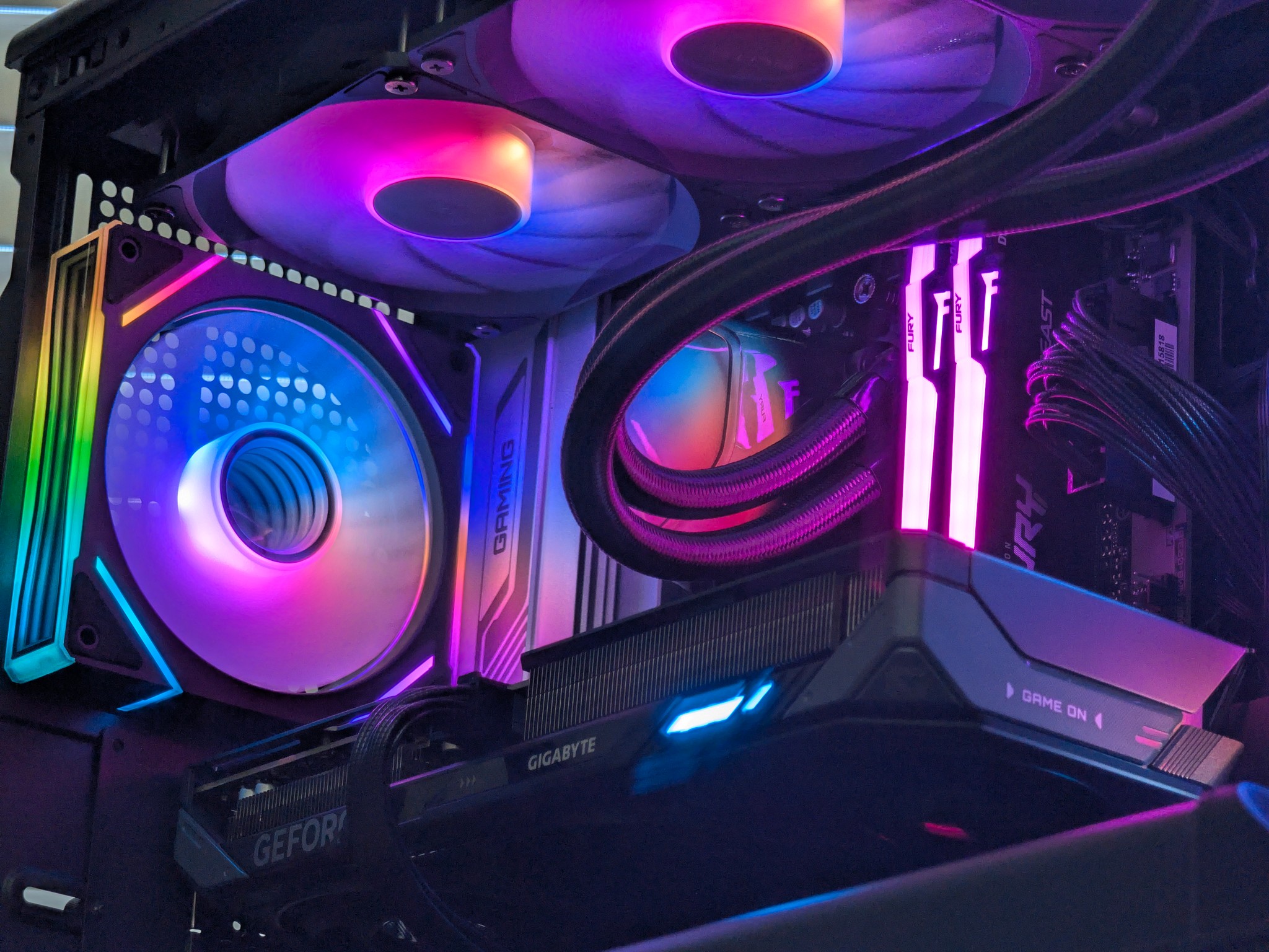 🌈🖤Ryzen 5 7600x | RTX 5060Ti 16GB | 32GB DDR5 | 2TB SSD | Gaming PC🖤🌈