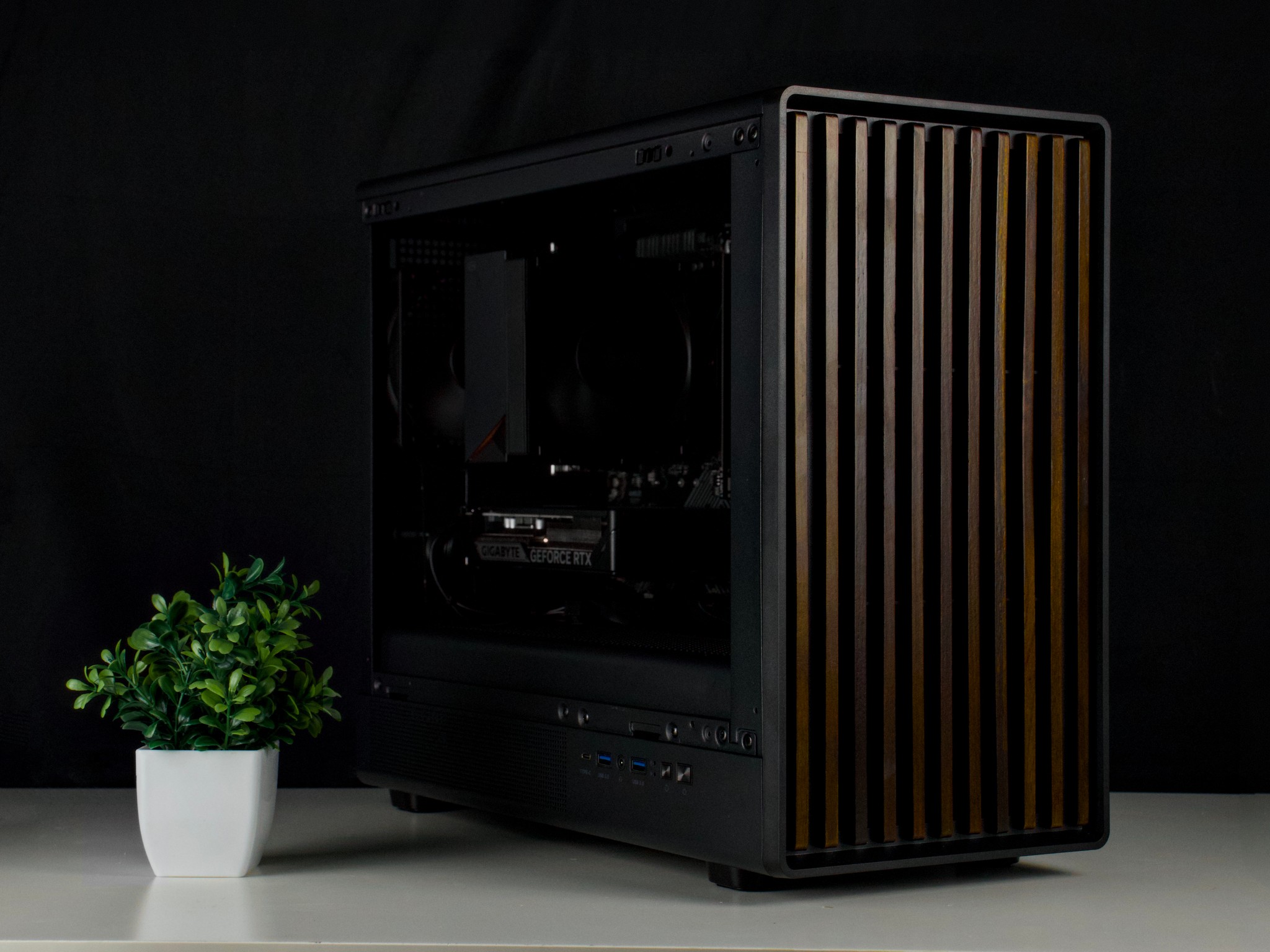 🪵🟫Wood Gaming PC – RTX 5060, Ryzen 5 5500, 16GB RAM, 1TB SSD - WiFi 🟫🪵