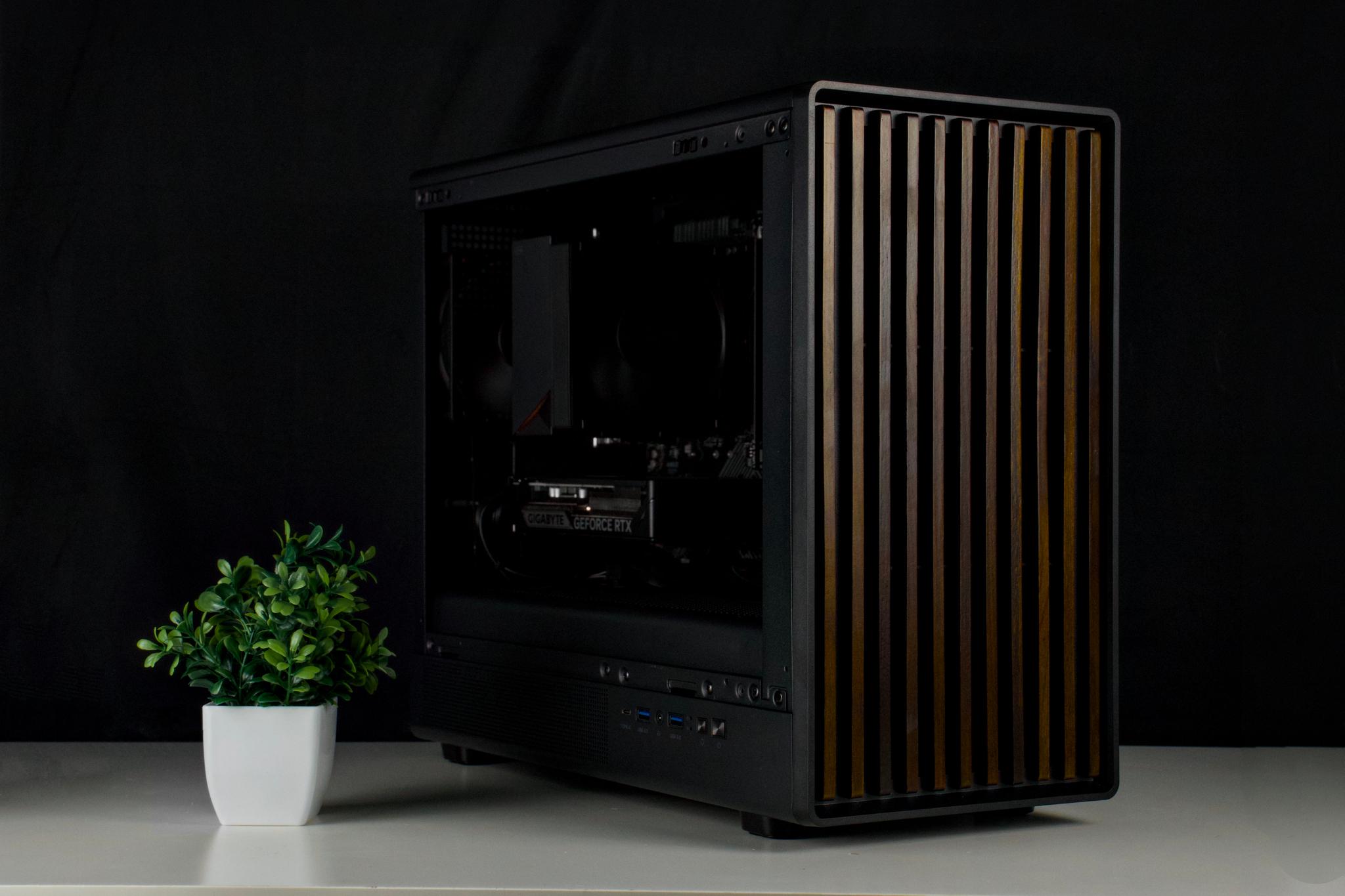 🪵🟫Wood Gaming PC – RTX 5060, Ryzen 5 5500, 16GB RAM, 1TB SSD - WiFi 🟫🪵