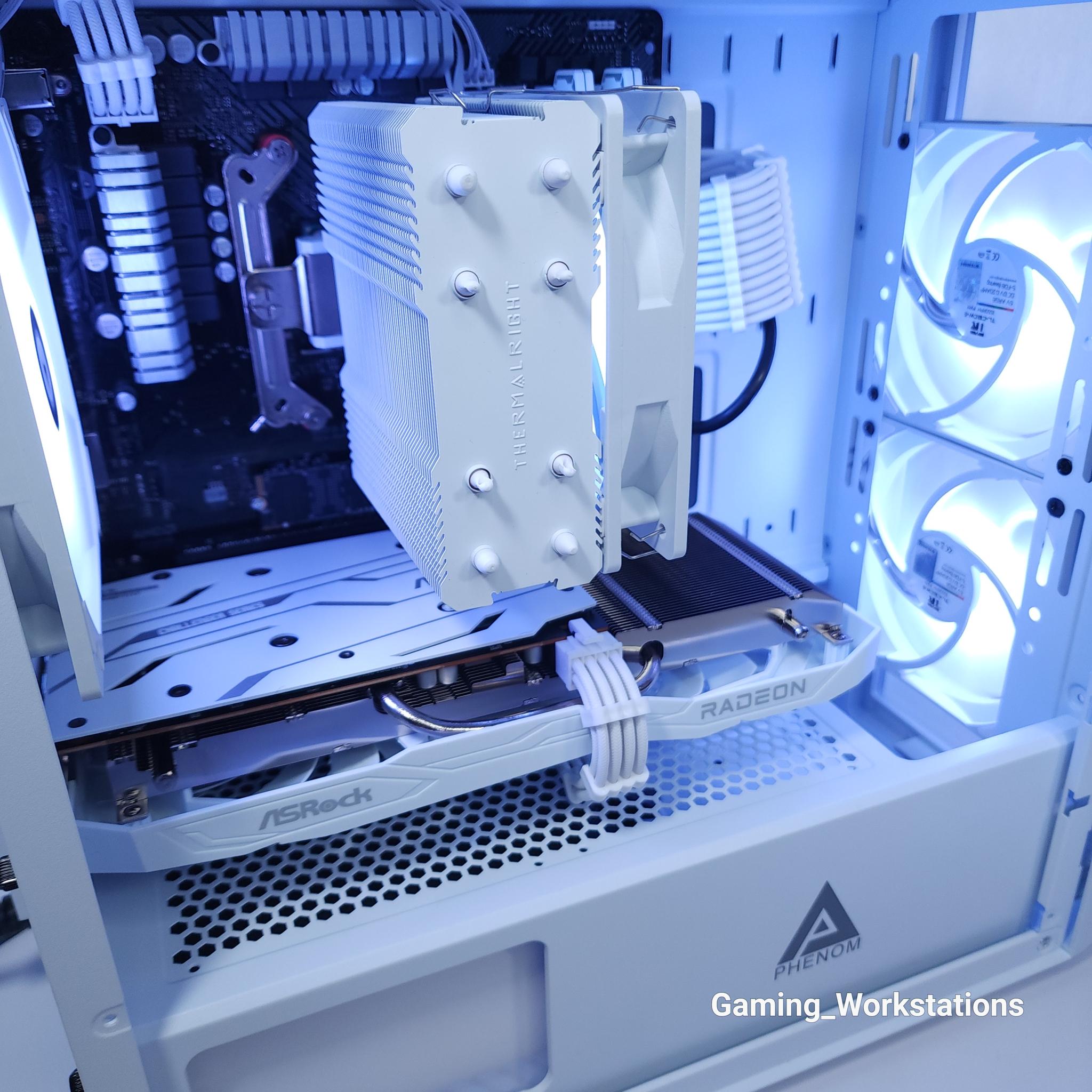 🤍White Custom Build To Order [ Ryzen 5 5500 | RX 6600 ]