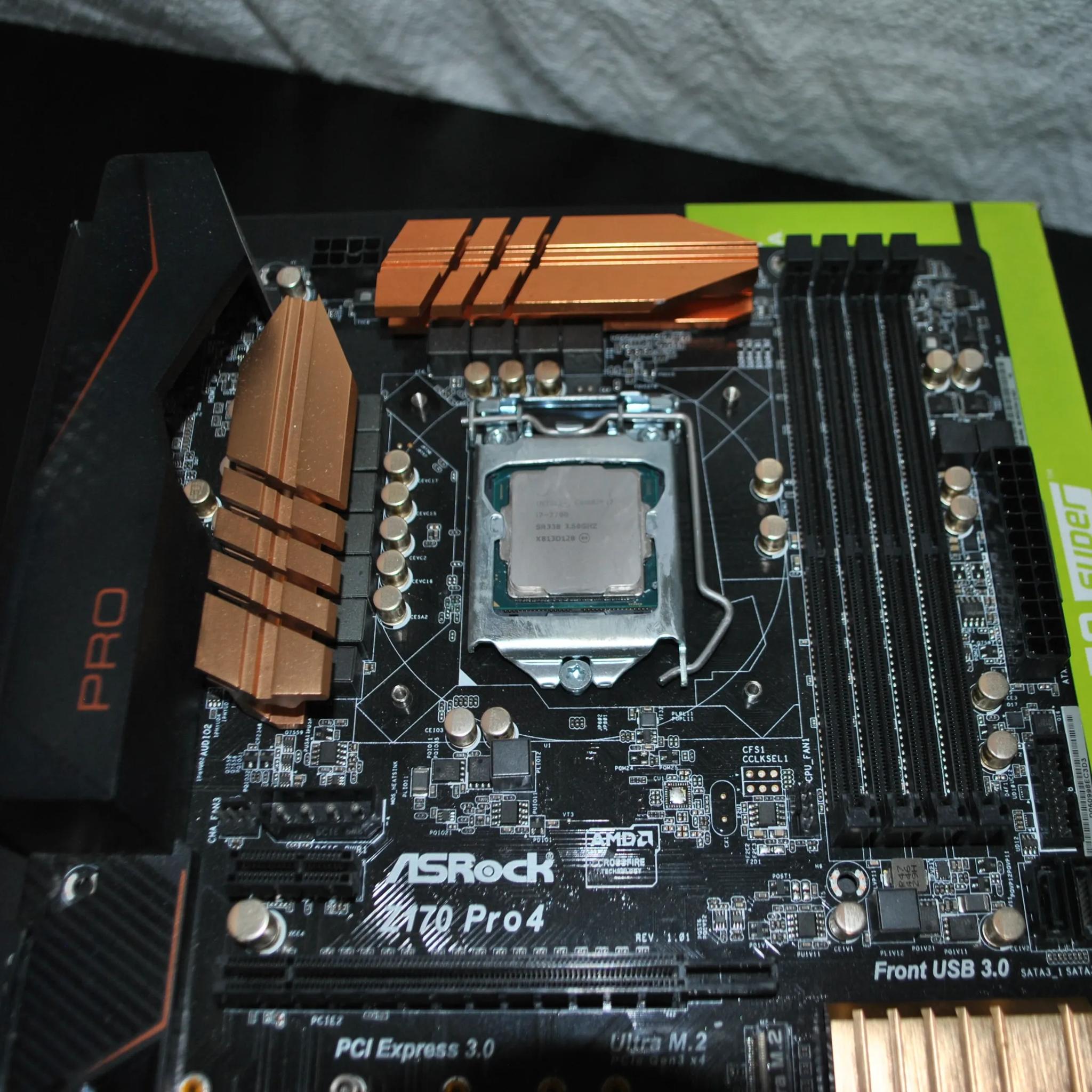 🖥️ ASRock Z170 Pro4 + Intel i7-7700 | Great Combo, Tested & Working ✅