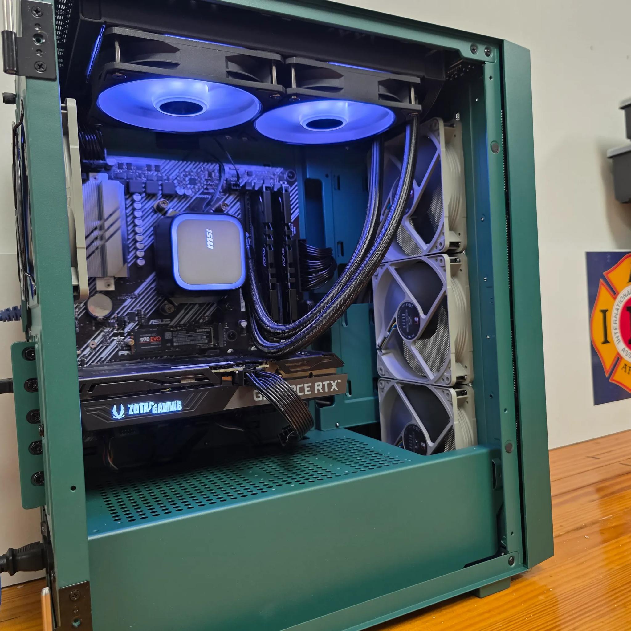 RTX 3060 TI Custom Gaming Computer PC (3060 TI, Ryzen 5 5600g, 32gb ddr4)