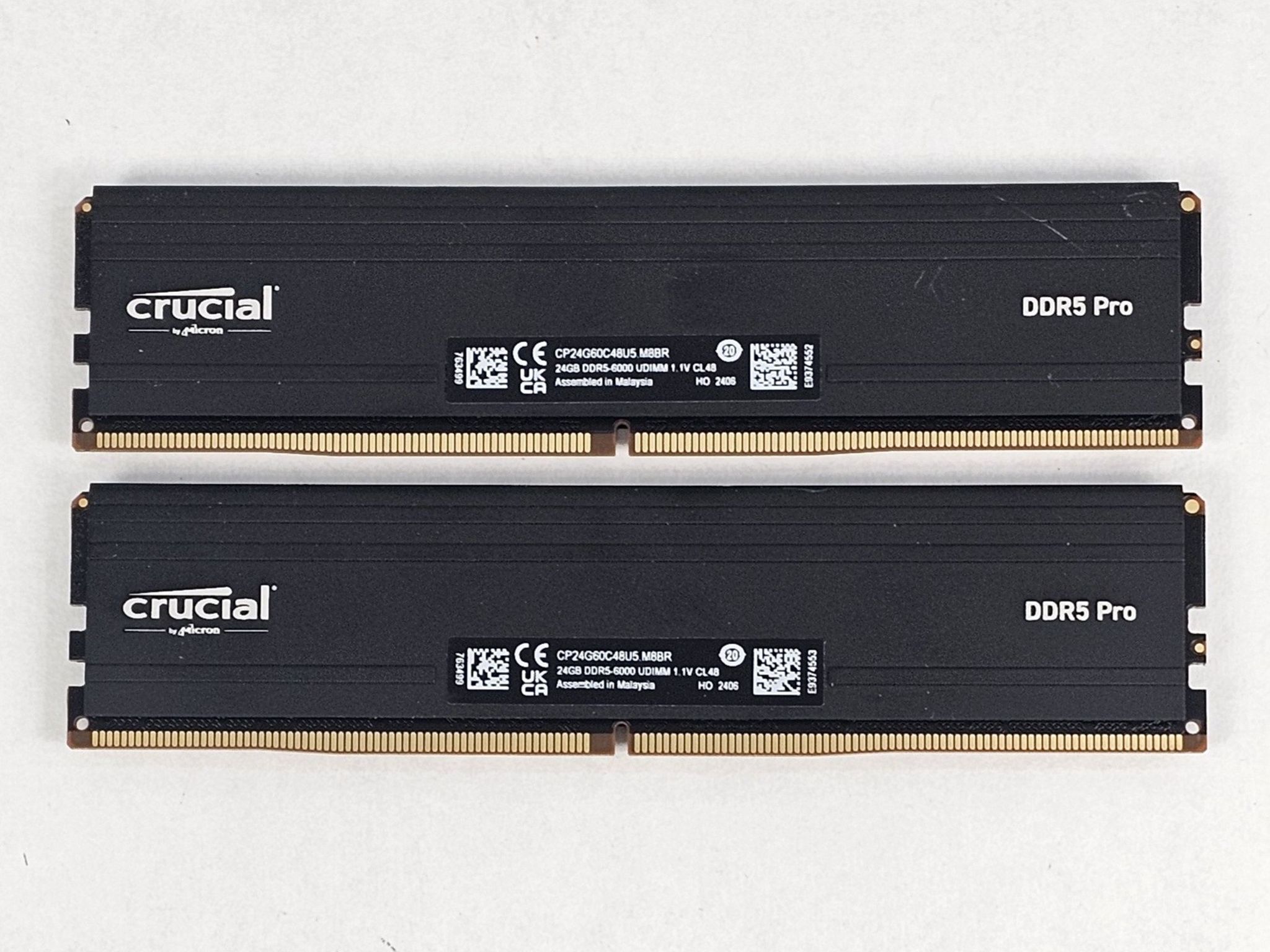 48GB DDR5 (2x24GB) CL48 6000MT/s Crucial DDR5 Pro