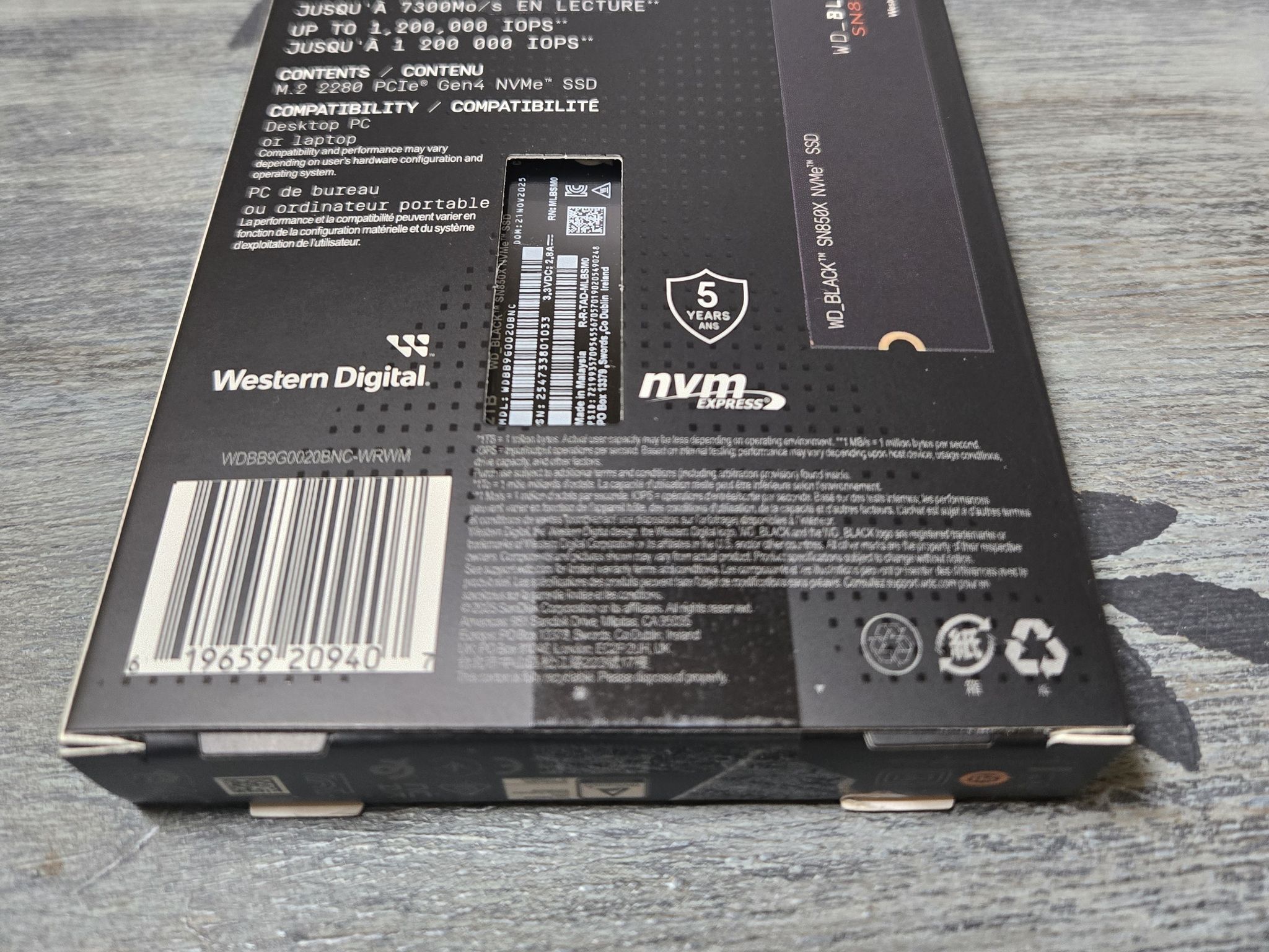 *New In Box* SN850X 2tb M.2 SSD