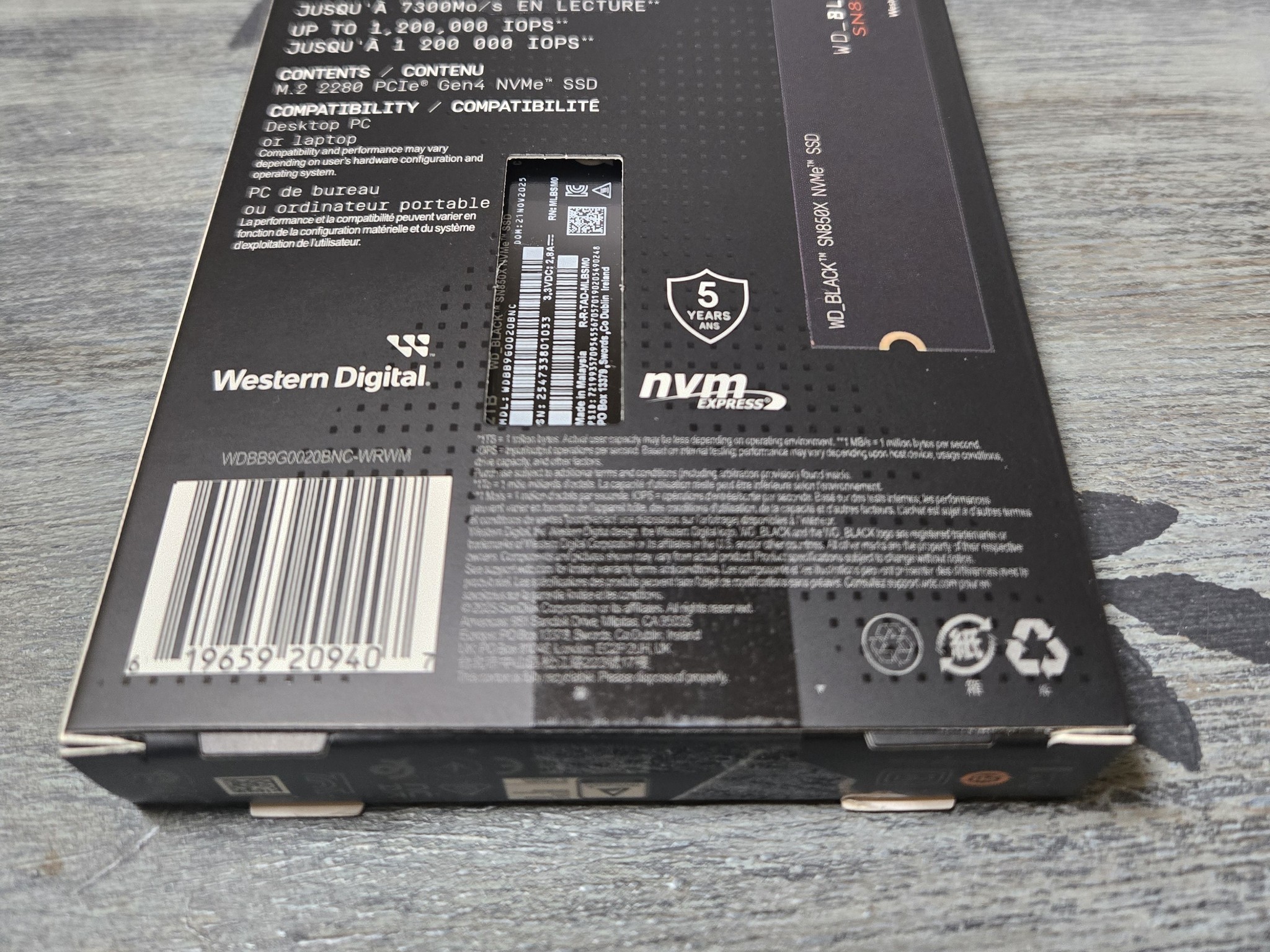 *New In Box* SN850X 2tb M.2 SSD