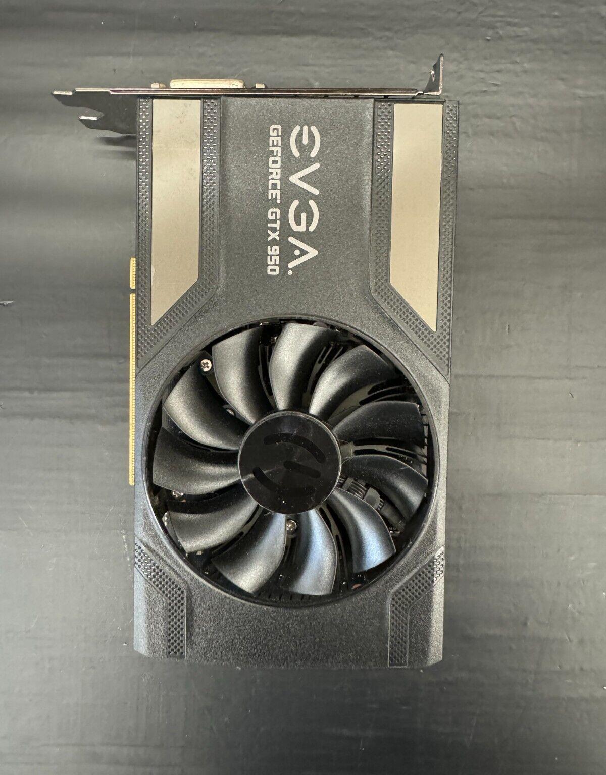 EVGA GeForce GTX 950 SC 2GB GDDR5 Graphics Card - DVI, HDMI, DisplayPort