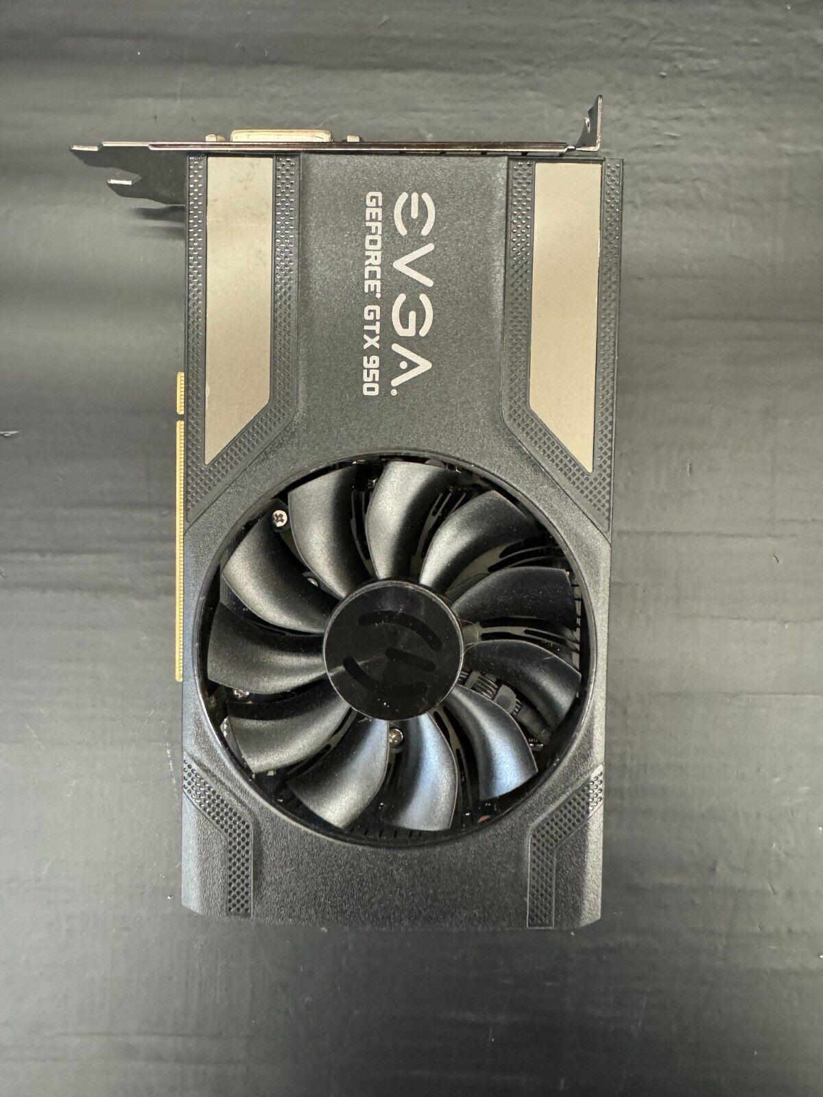 EVGA GeForce GTX 950 SC 2GB GDDR5 Graphics Card - DVI, HDMI, DisplayPort
