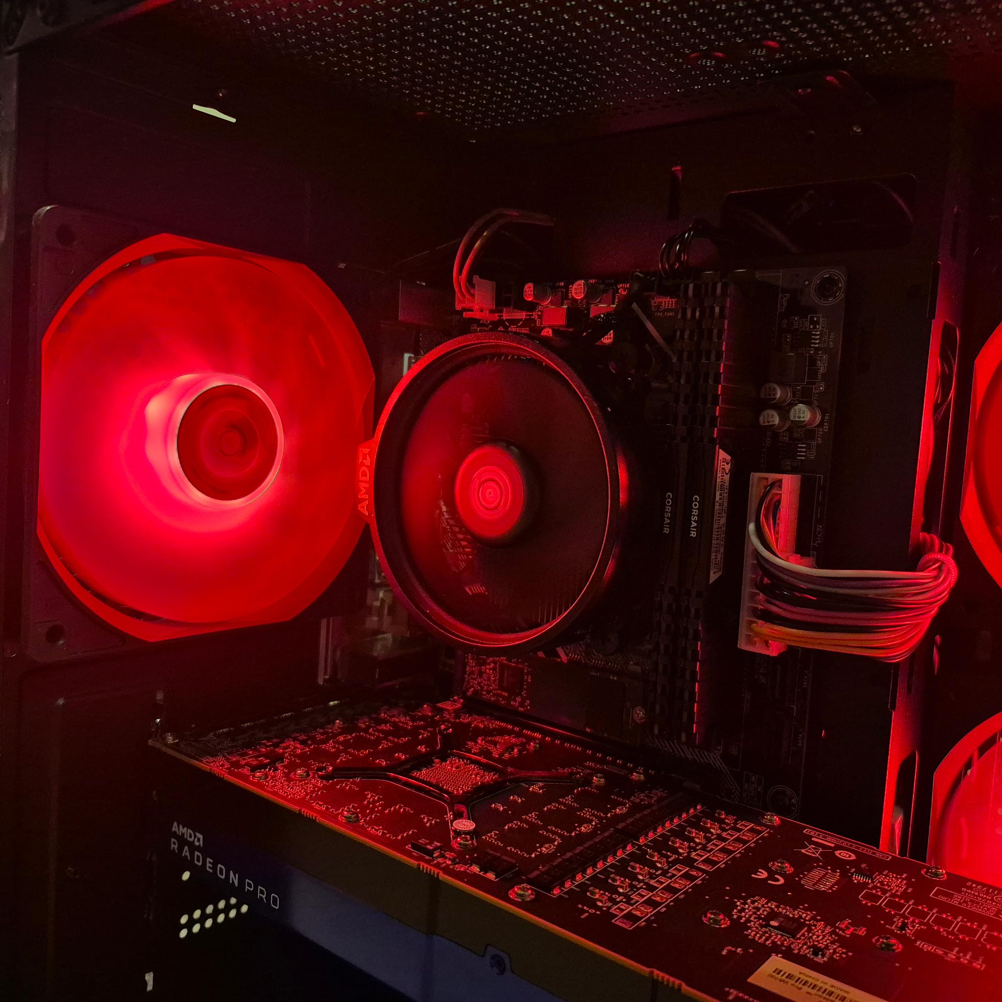 Price to Performance AMD | Ryzen 5 2600, 16GB RAM, Radeon W5700 Pro 8GB, 480GB M.2