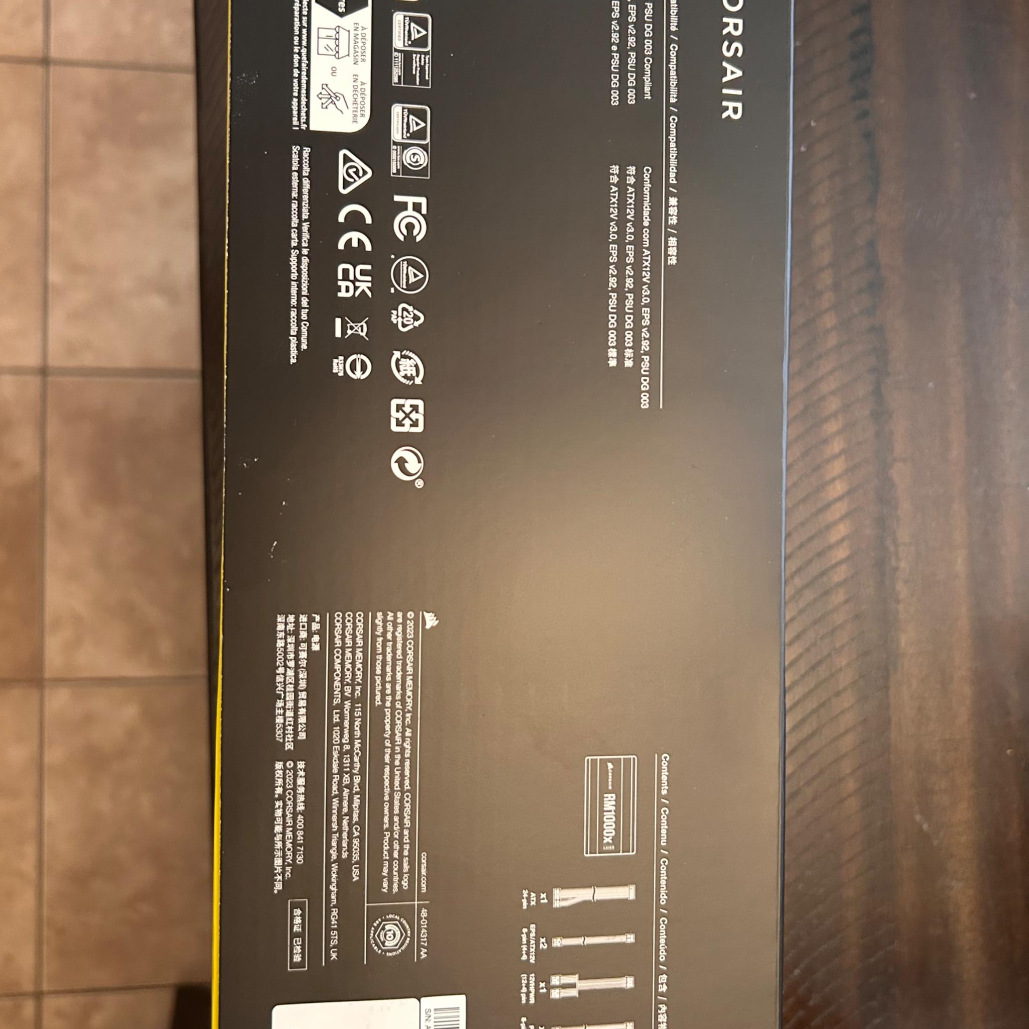 RTX 5080 AERO SFF White OC edition W/ RM1000X Corsair Power Supply White