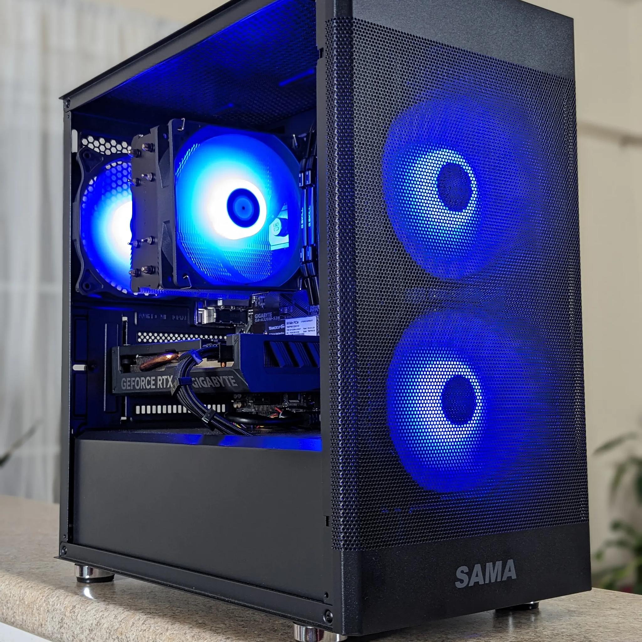Mid Range Ryzen Gaming PC - Ryzen 5 5500 - RTX 4060