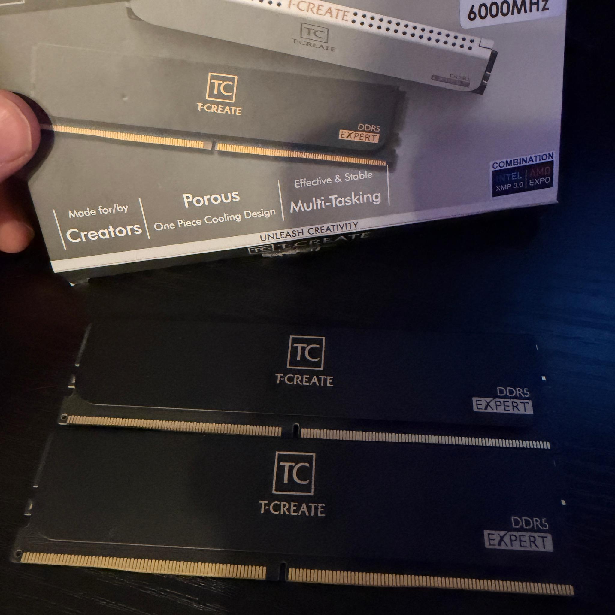 T-Create Expert DDR5 32GB (2x16GB) 6000MHz DIMM Intel XMP AMD EXPO