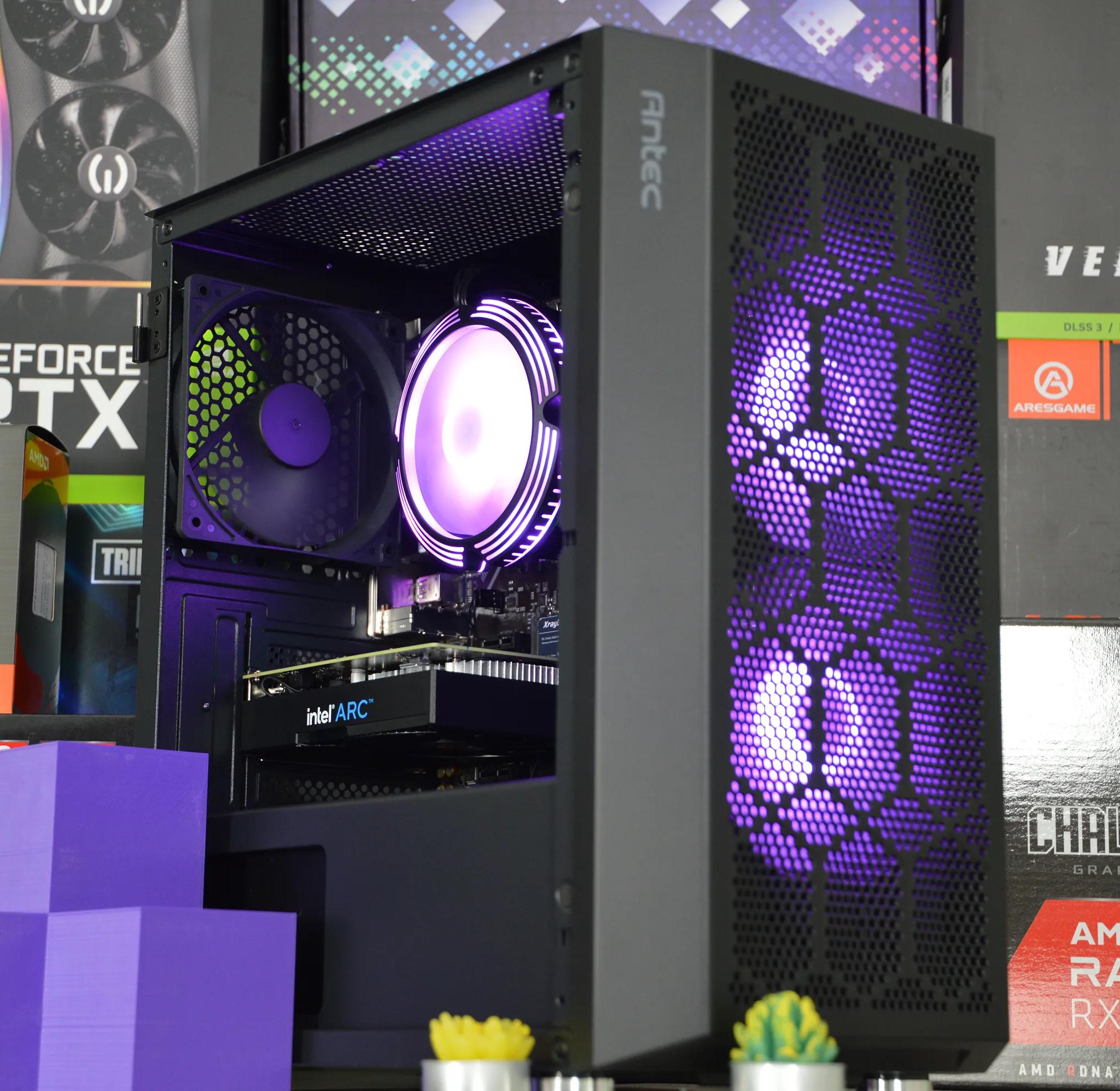 ⚡⚡ | ARC A380 6GB | RYZEN 5 3600 | 16GB DDR4 RAM | 1TB NVME SSD | Electric Arc |