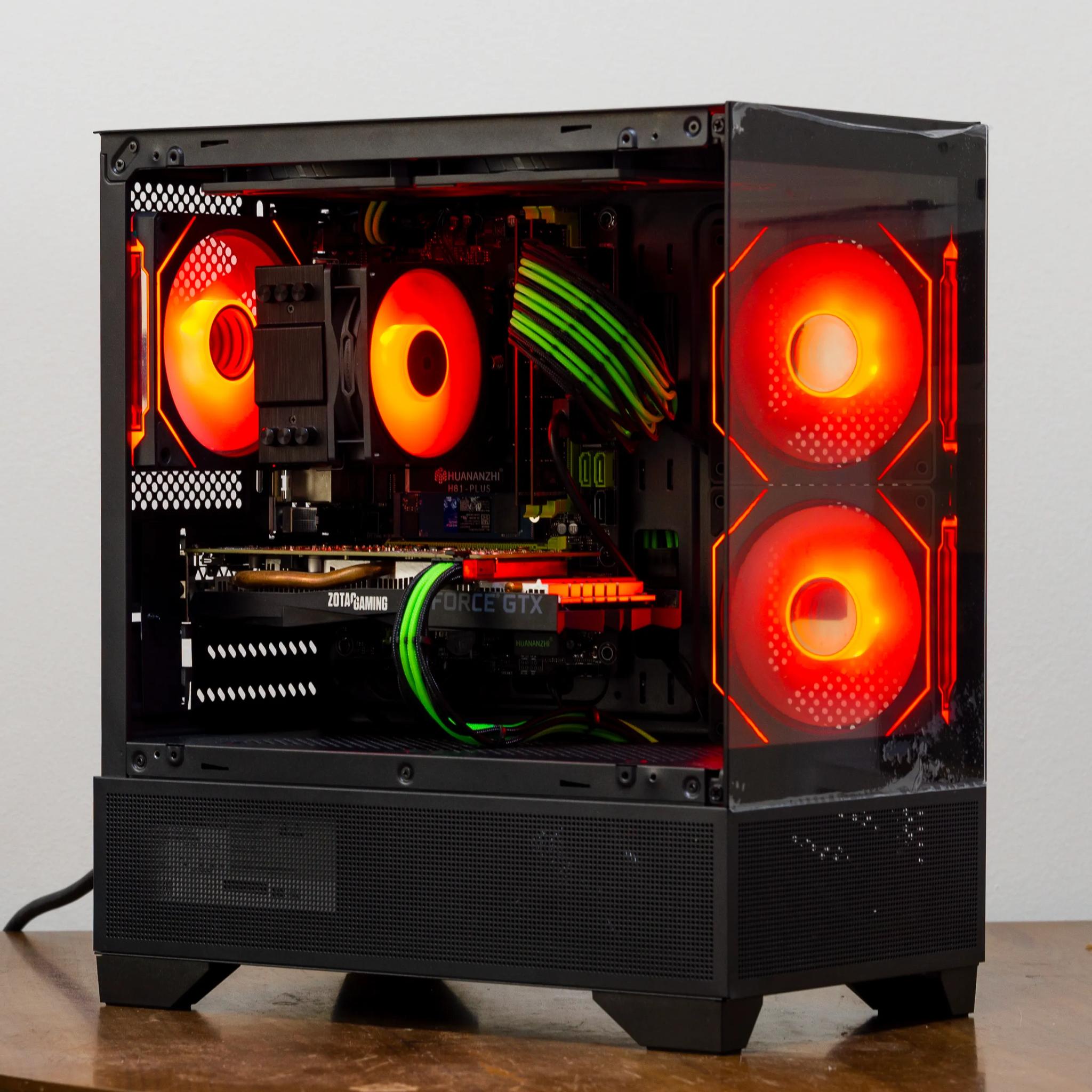 🟩Poison🟩 Intel i7| NVIDIA GTX1660| 16GB RAM| 512GB M.2 SSD| RGB| WiFi| Budget 1080p Gaming PC