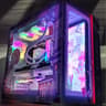 Gaming PC Ryzen 7 7700 16GB RAM 1TB SSD RX 7800 XT 16GB Windows 11 PINK Computer