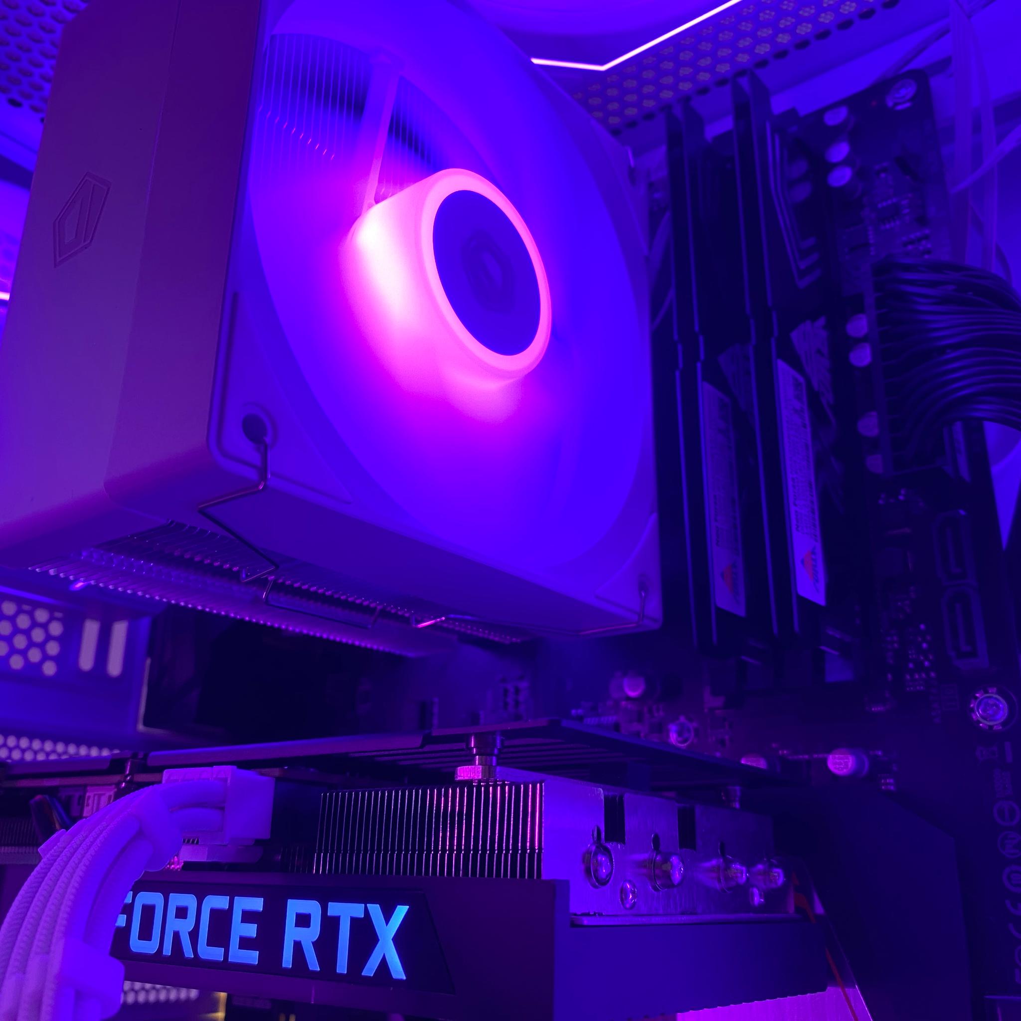 White RGB Gaming PC | RTX 3060 12GB | Ryzen 5 3600 | 16GB DDR4 3200MHz | 500GB M.2 SSD | WiFi