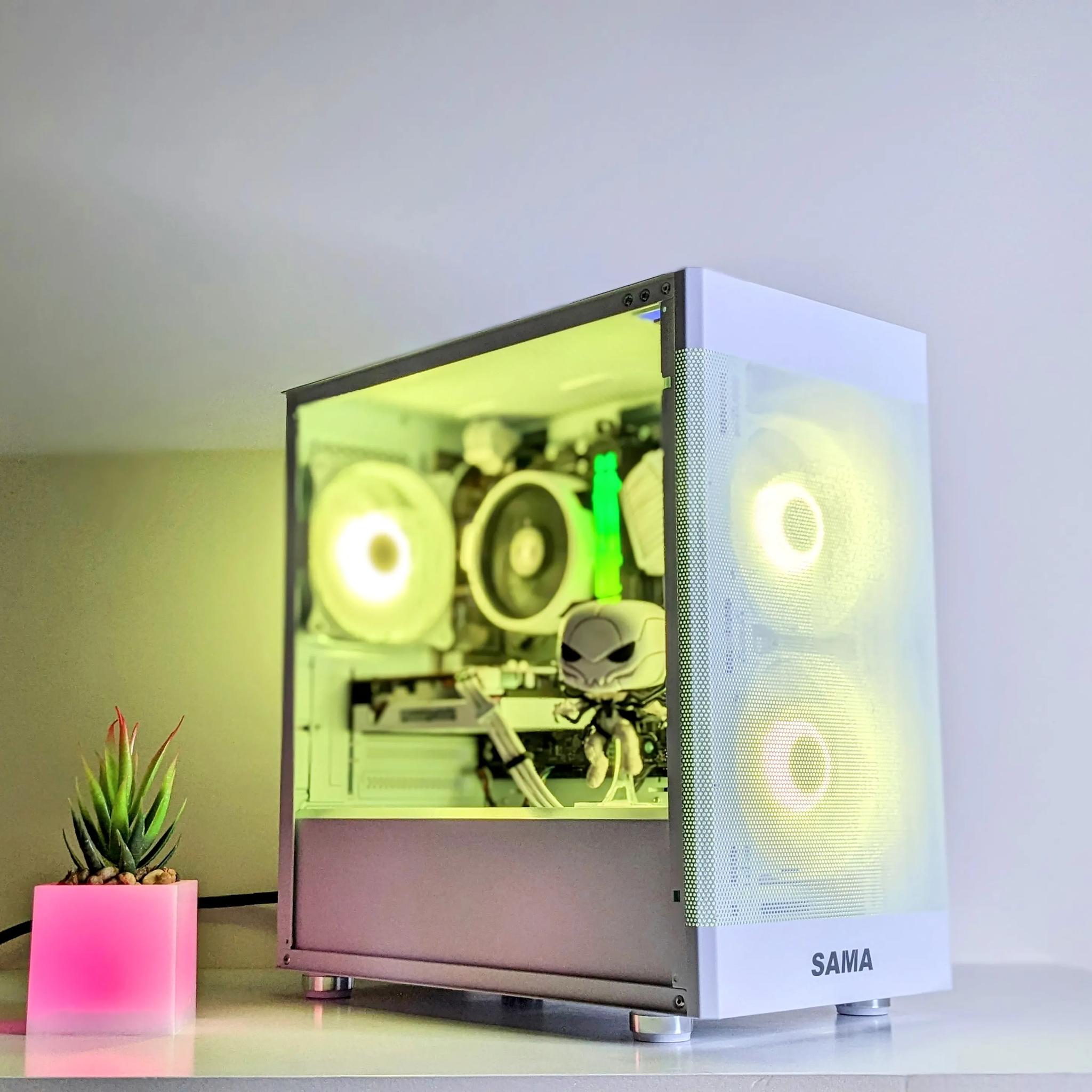 ⚪️⚫️🗯️“P0iSoN” (S:1/E:1)| Ryzen 5@4.3GHz| 6500XT 16GB DDR4(ARGB)| 1TB NVMe SSD| Windows 11 Pro