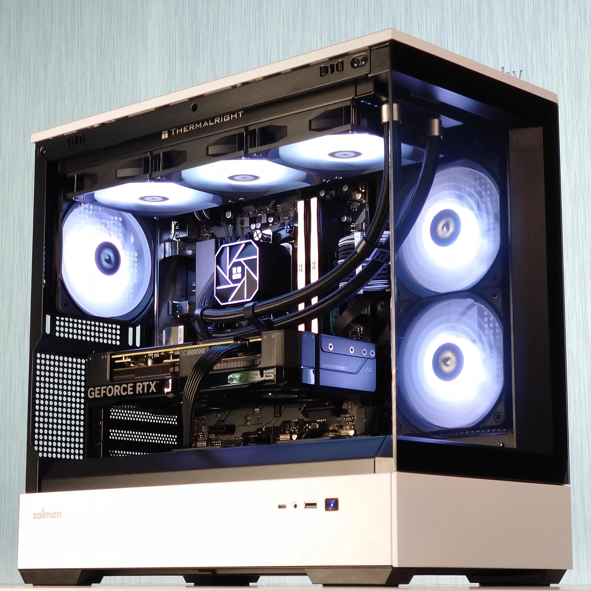 🌚🌌1440P-4K Gaming PC🔘Nvidia RTX 4070 Super 12GB🔘AMD Ryzen 7 8700F🔘32GB DDR5🔘1TB SSD