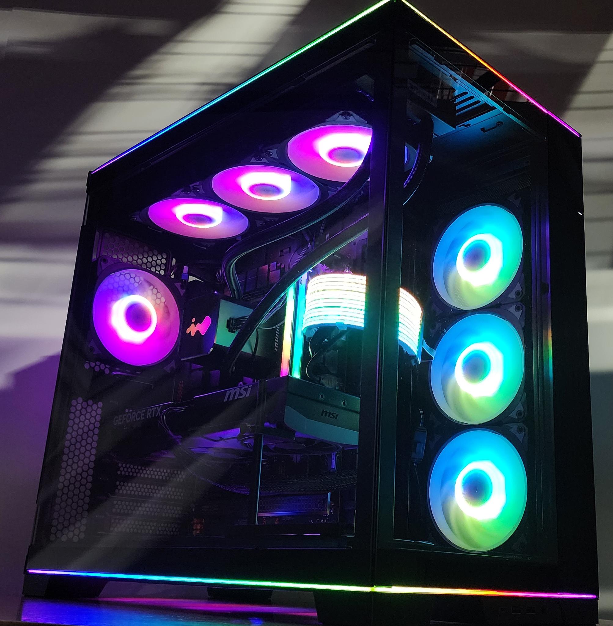 Gaming PC Ryzen 9 9950X3D 32GB RAM 2TB SSD RTX 5070 Ti 16GB Windows 11 Computer