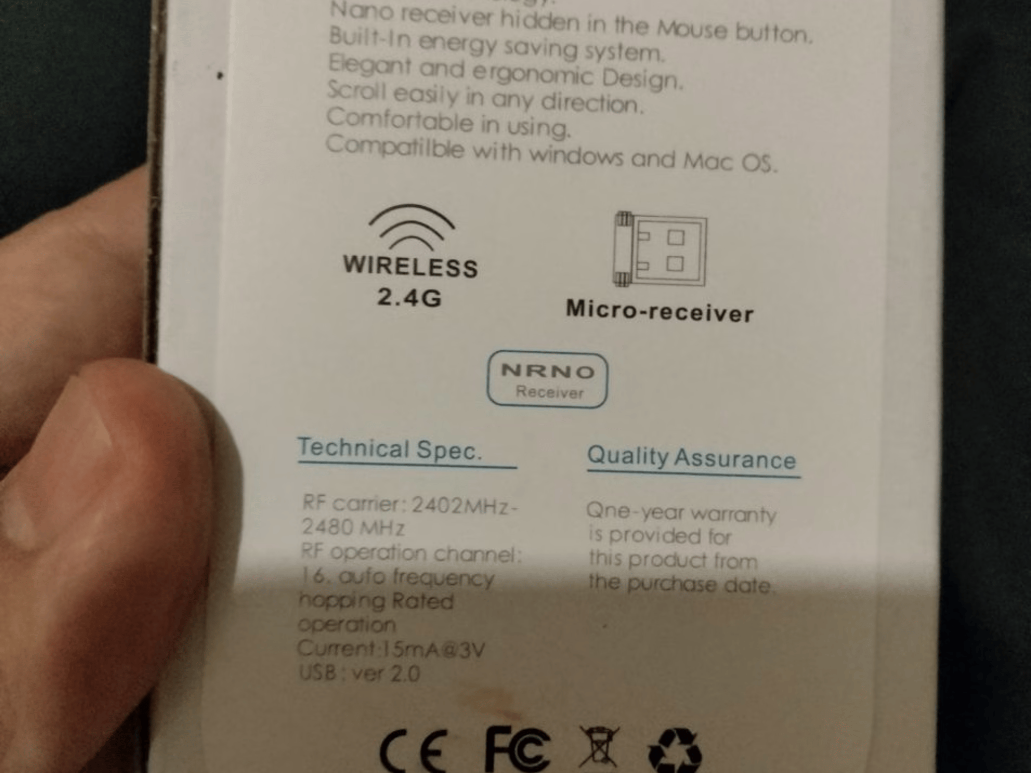 BNOB Jack in the Box promotional wireless mouse