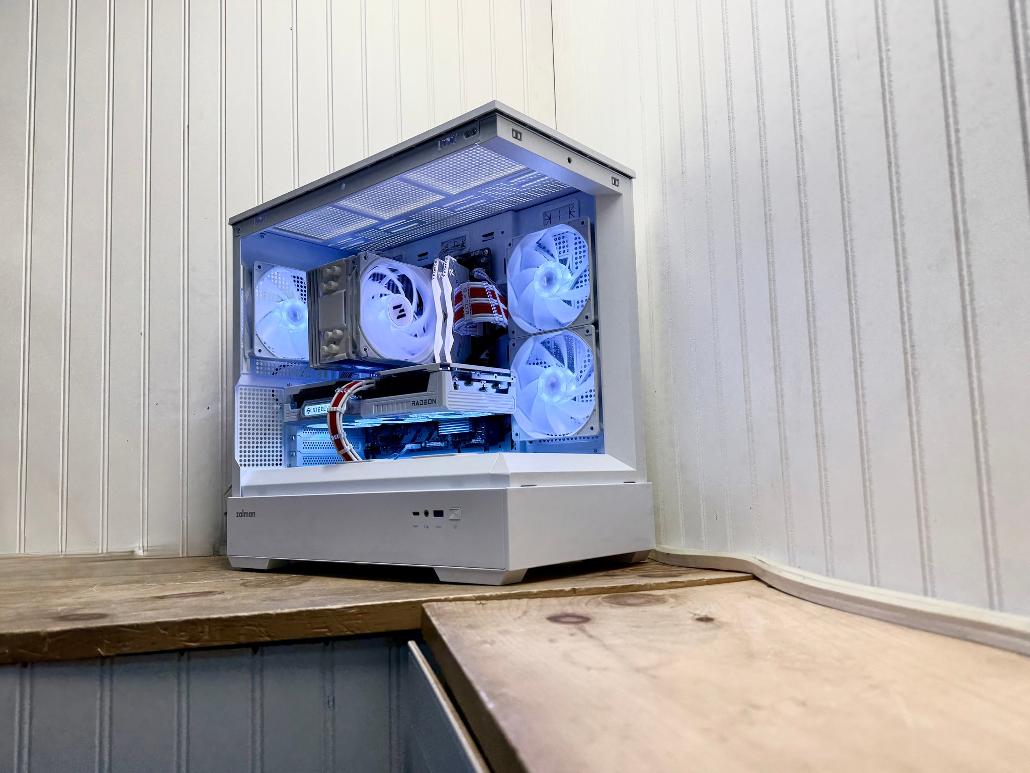 ❄️ Arctic Strike – 1440p Beast | RX 9060 XT 16GB | Ryzen 5 9600X | 4TB/16gb ddr5/650 watt psu ❄️