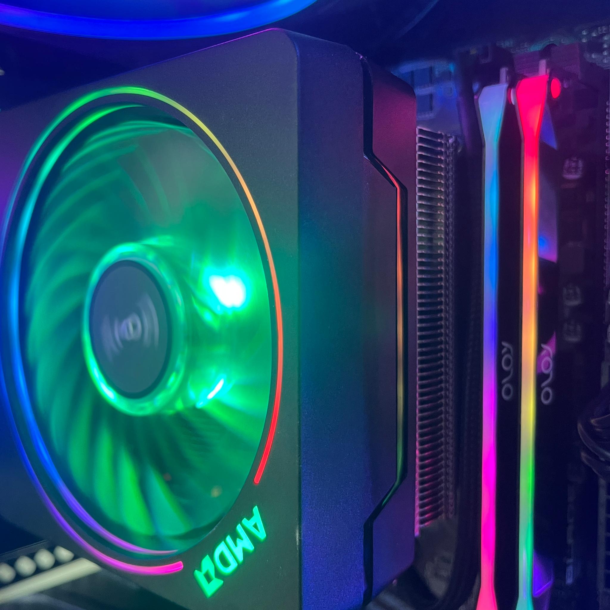 GAMING PC RYZEN 5 | RX 6600 | 1TB SSD | 16GB RAM | WINDOWS 11 | WIFI & BT