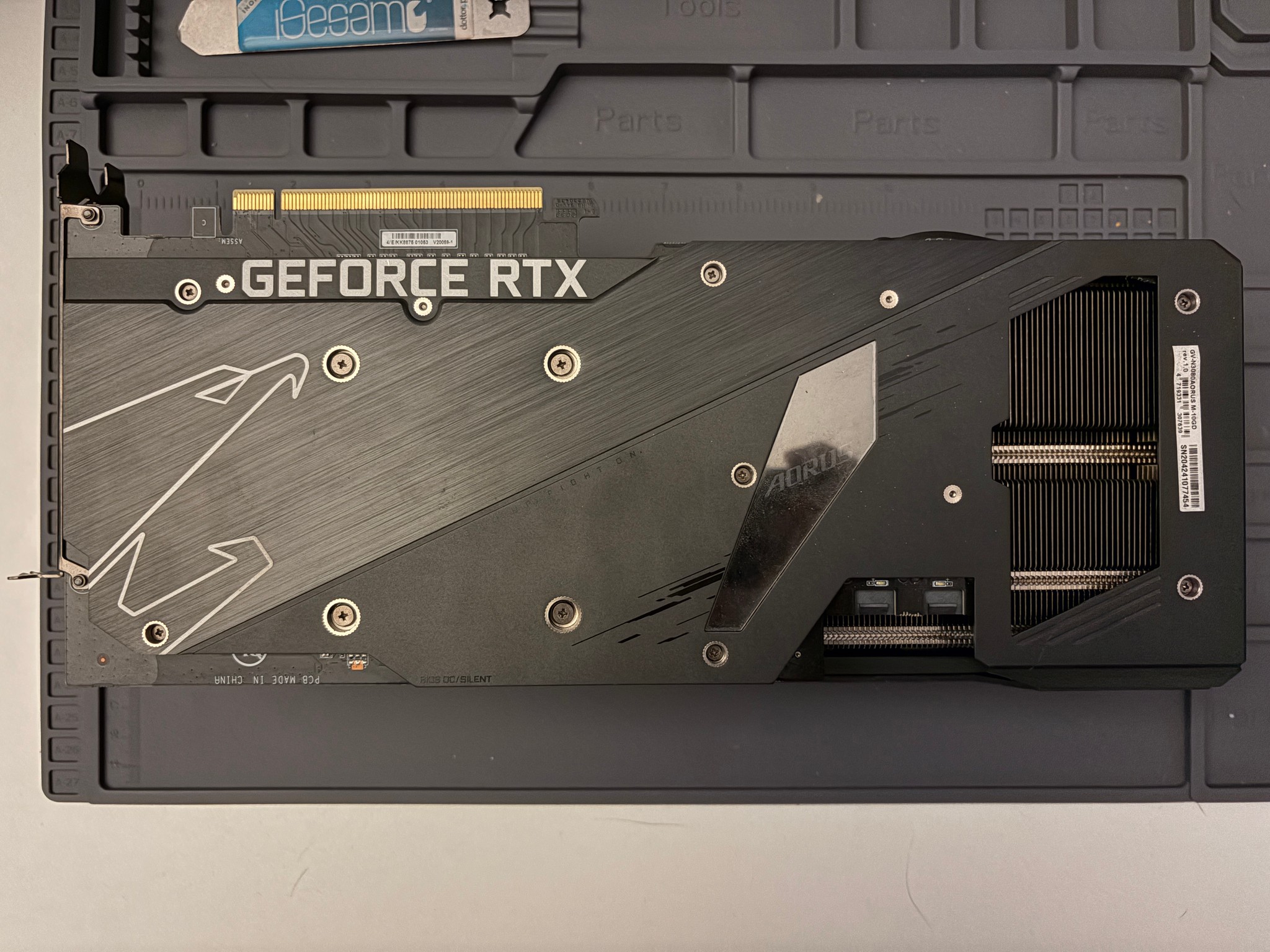 Gigabyte AORUS MASTER Rev 2.0 GeForce RTX 3080 10GB LHR