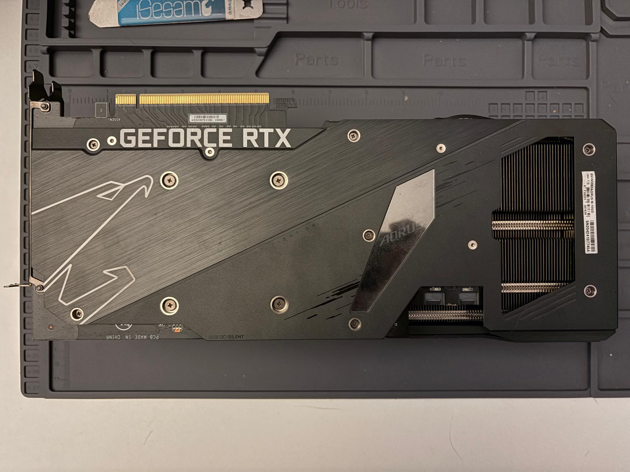 Gigabyte AORUS MASTER Rev 2.0 GeForce RTX 3080 10GB LHR