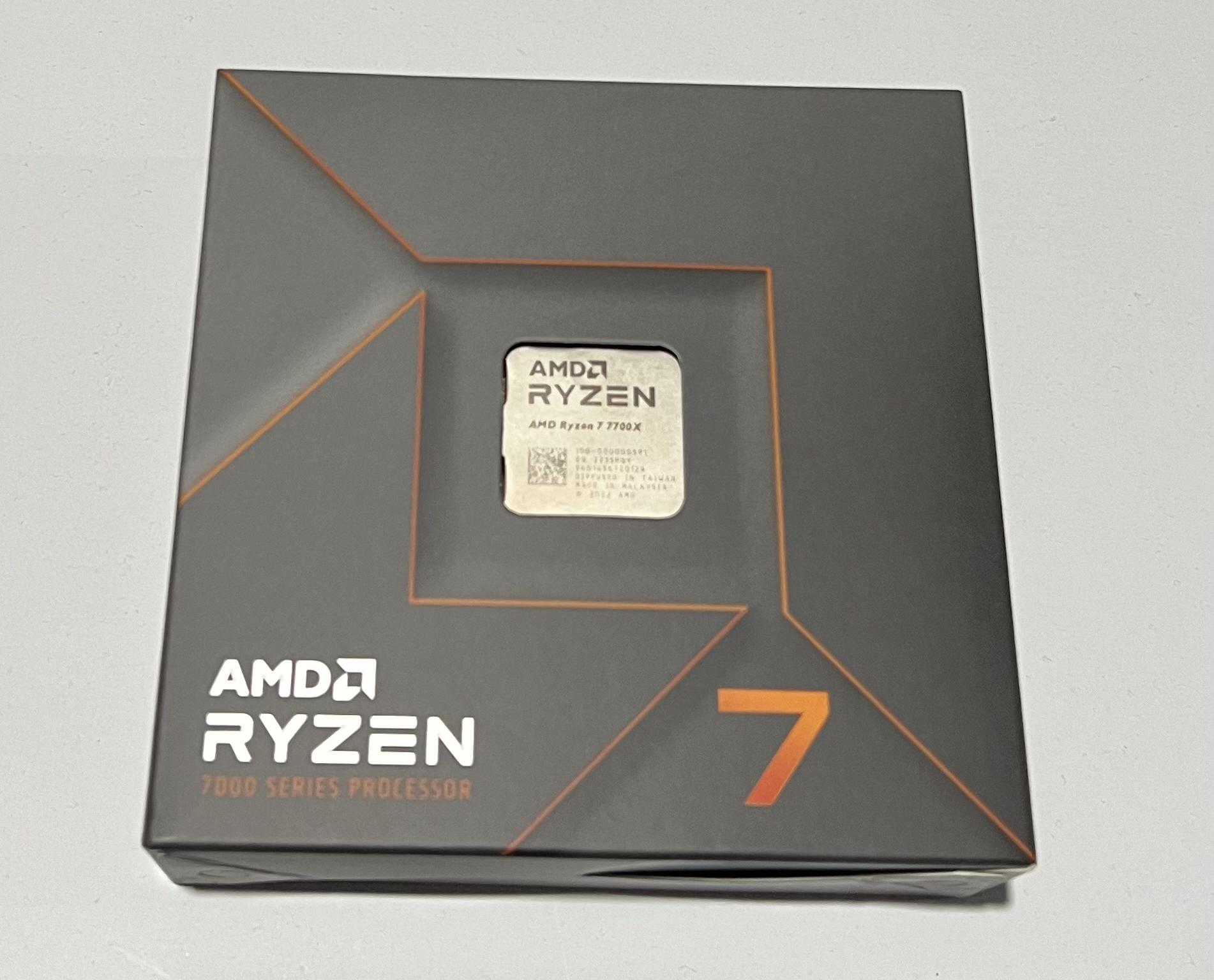 AMD Ryzen™ 7 7700X 8-Core, 16-Thread Unlocked Desktop Processor