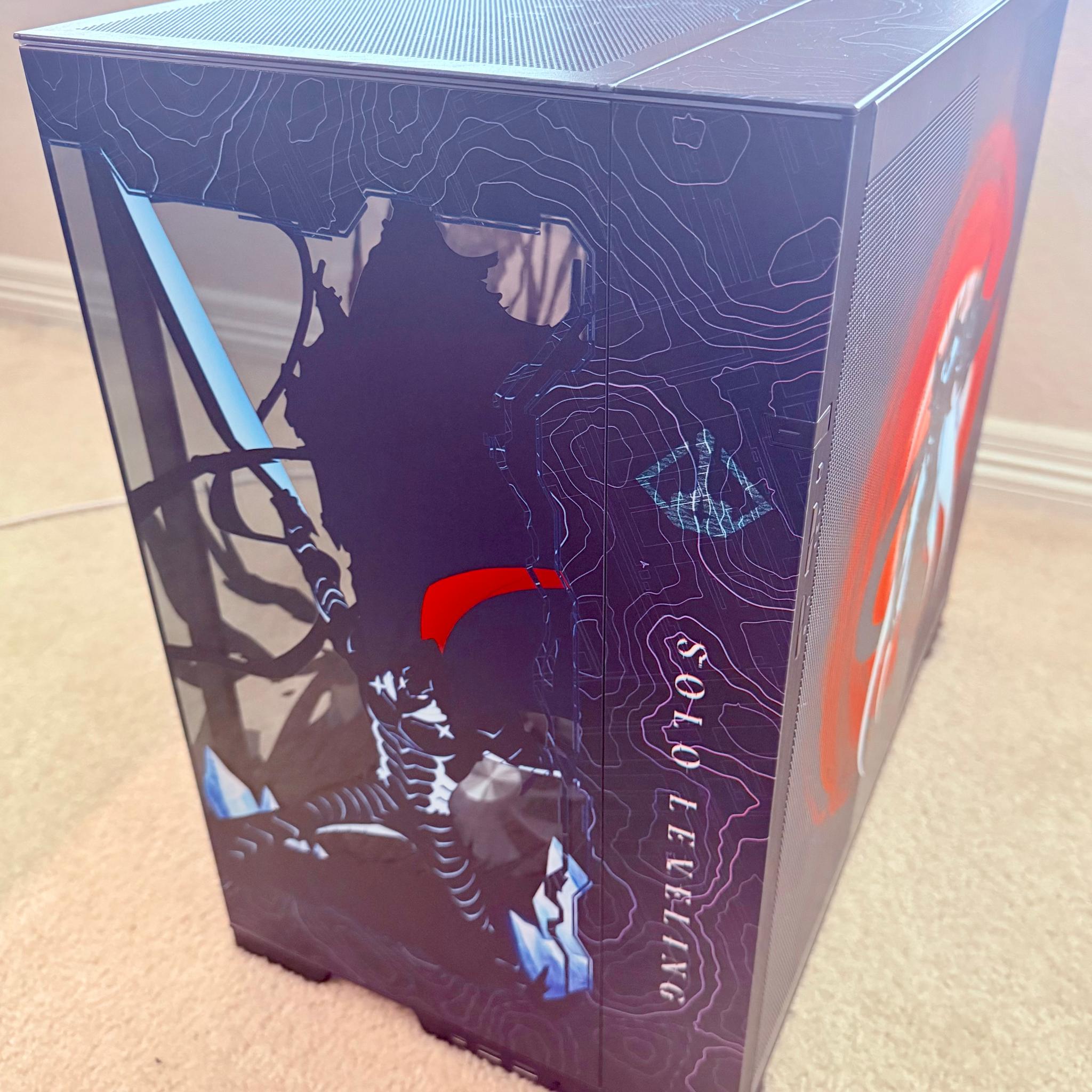 Custom Solo Leveling Art Gaming PC RGB Case | APNX V2-F