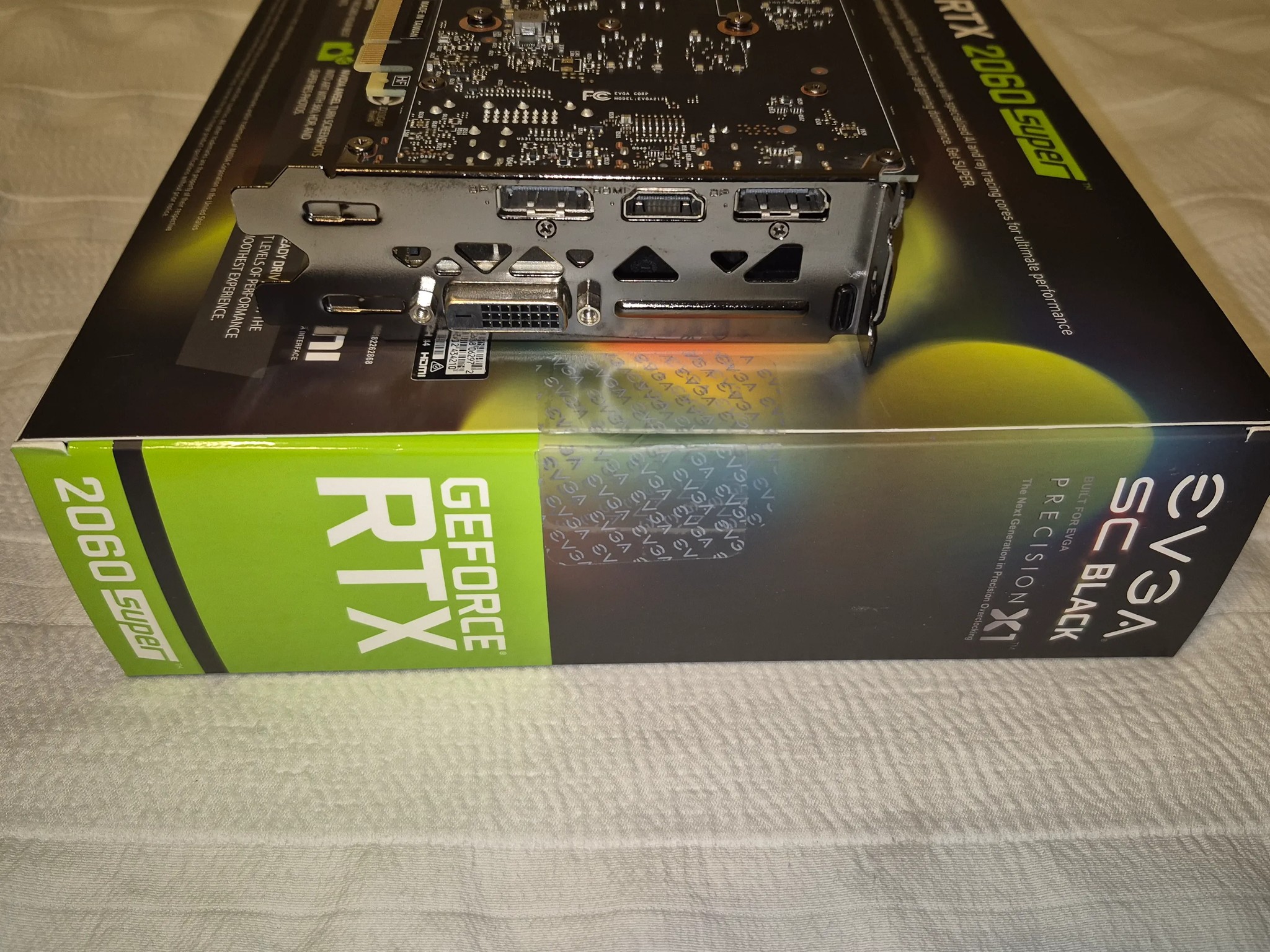 Nvidia RTX 2060 Super 8GB DDR6 (Retail EVGA GeForce RTX 2060 SUPER SC BLACK GAMING 08G-P4-3062-KR)