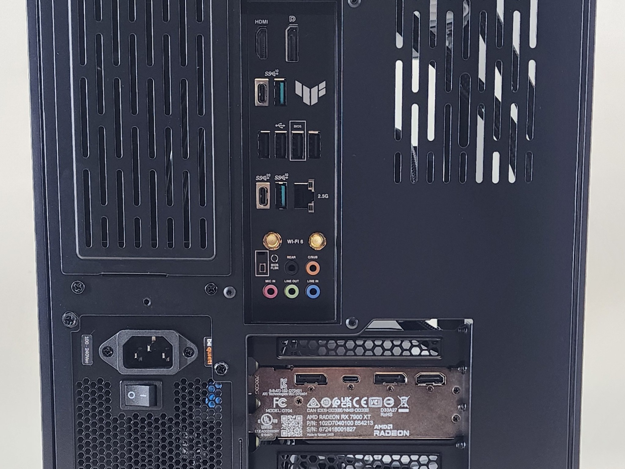 Gaming PC Ryzen 7 7700X 32GB RAM 2TB SSD RX 7900 XT 20GB Windows 11 Computer