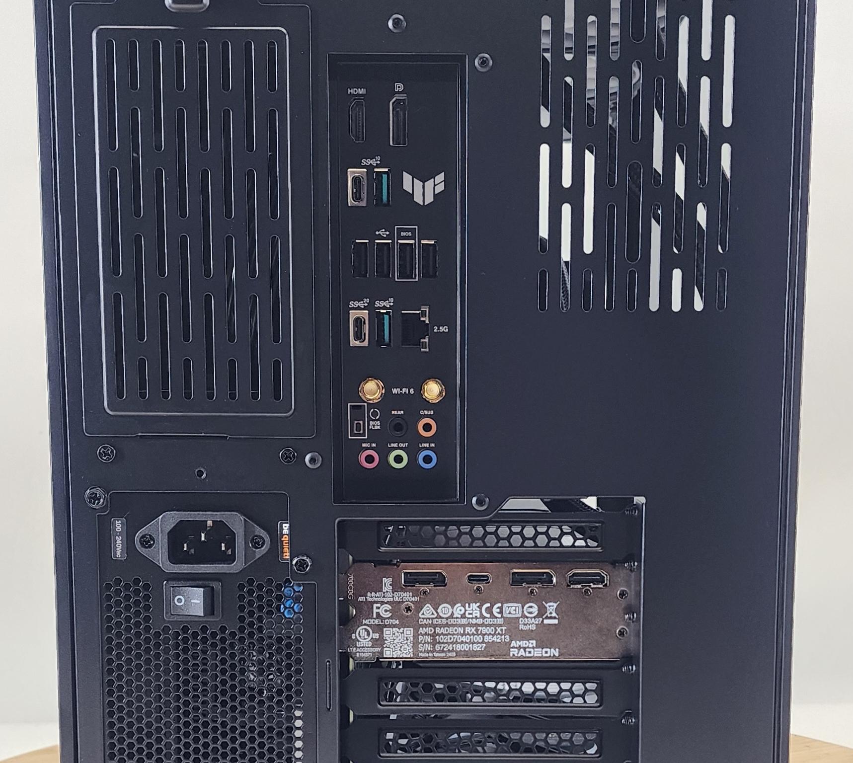 Gaming PC Ryzen 7 7700X 32GB RAM 2TB SSD RX 7900 XT 20GB Windows 11 Computer