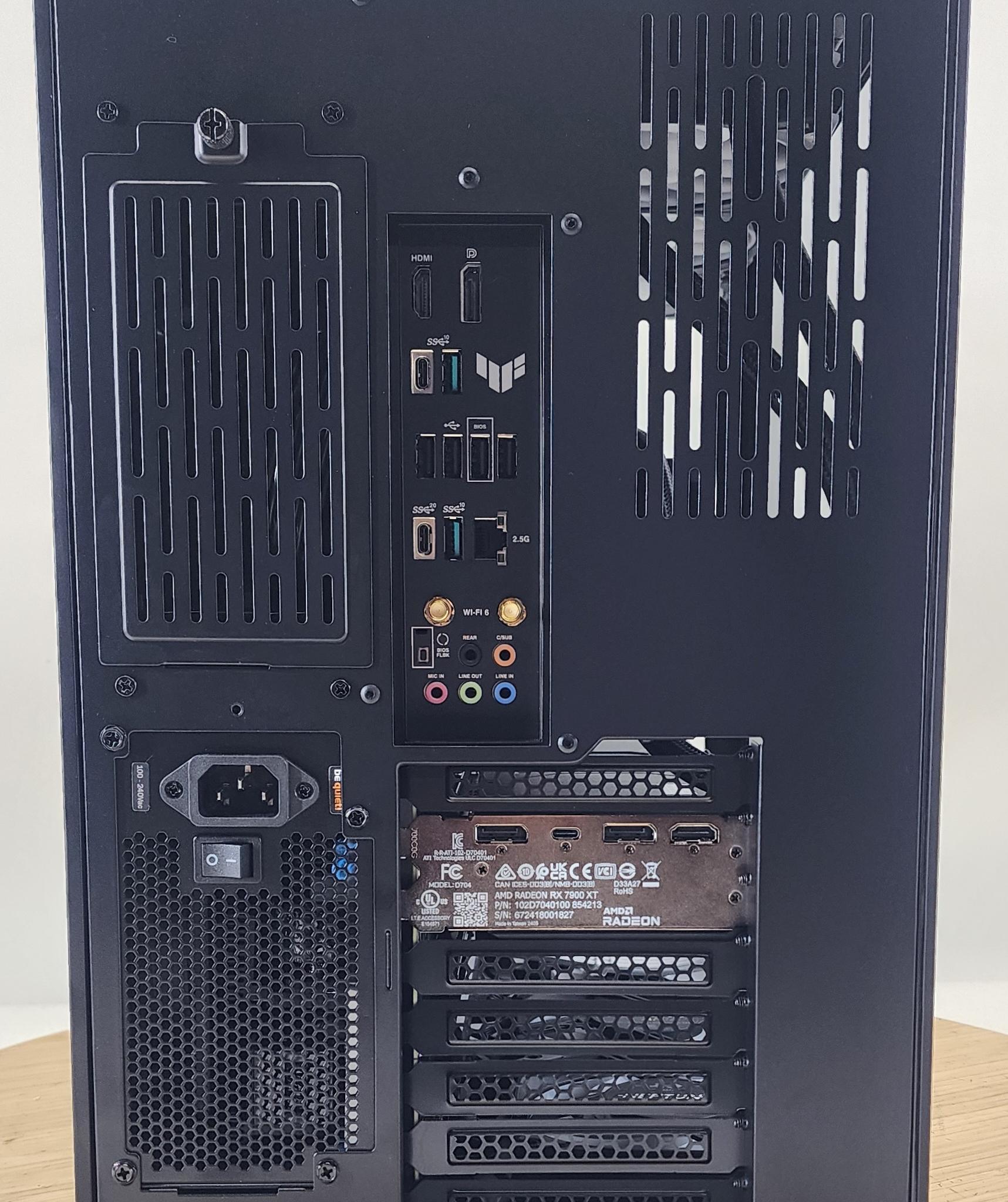 Gaming PC Ryzen 7 7700X 32GB RAM 2TB SSD RX 7900 XT 20GB Windows 11 Computer