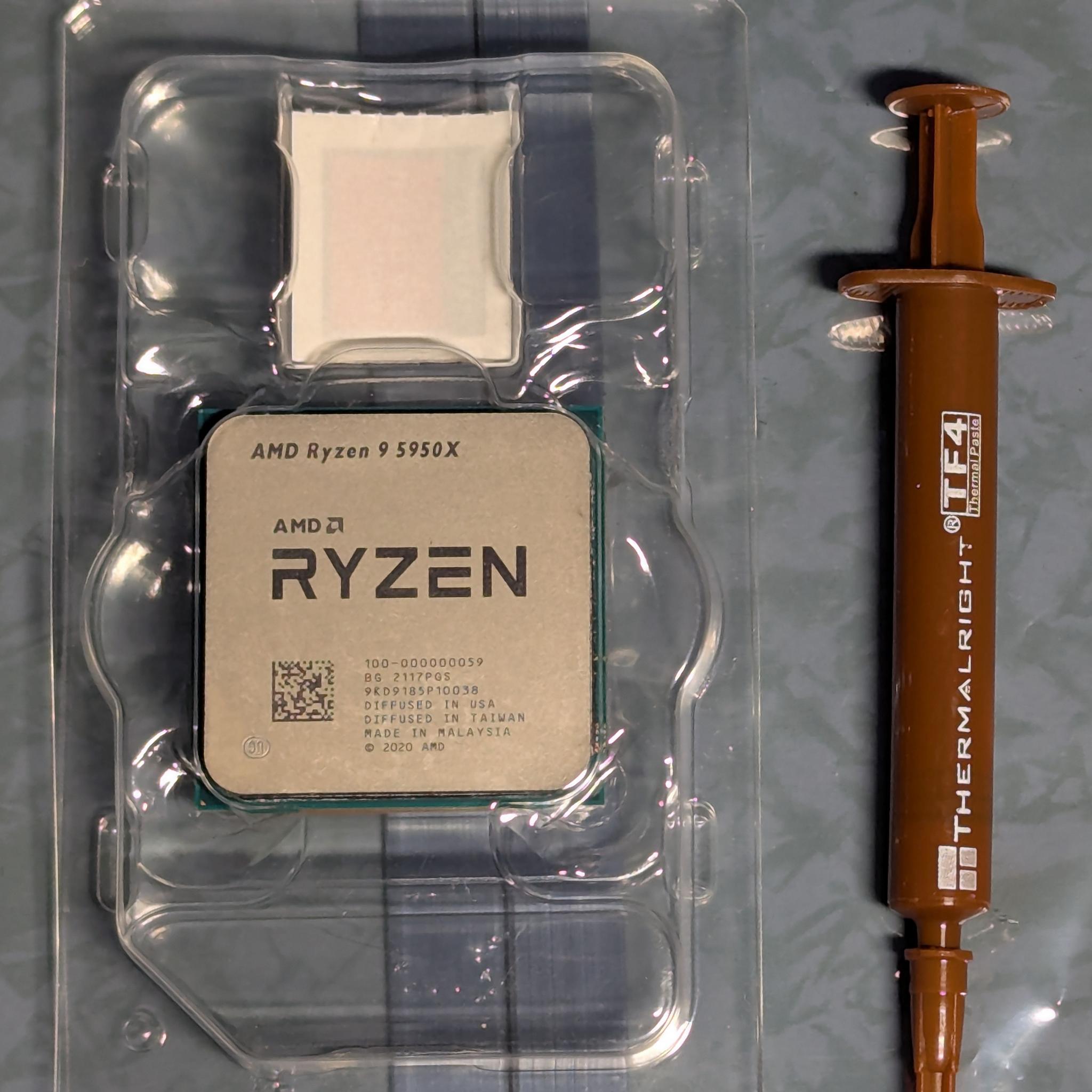 AMD Ryzen 9 5950X 16-core/32-thread CPU. Read Description
