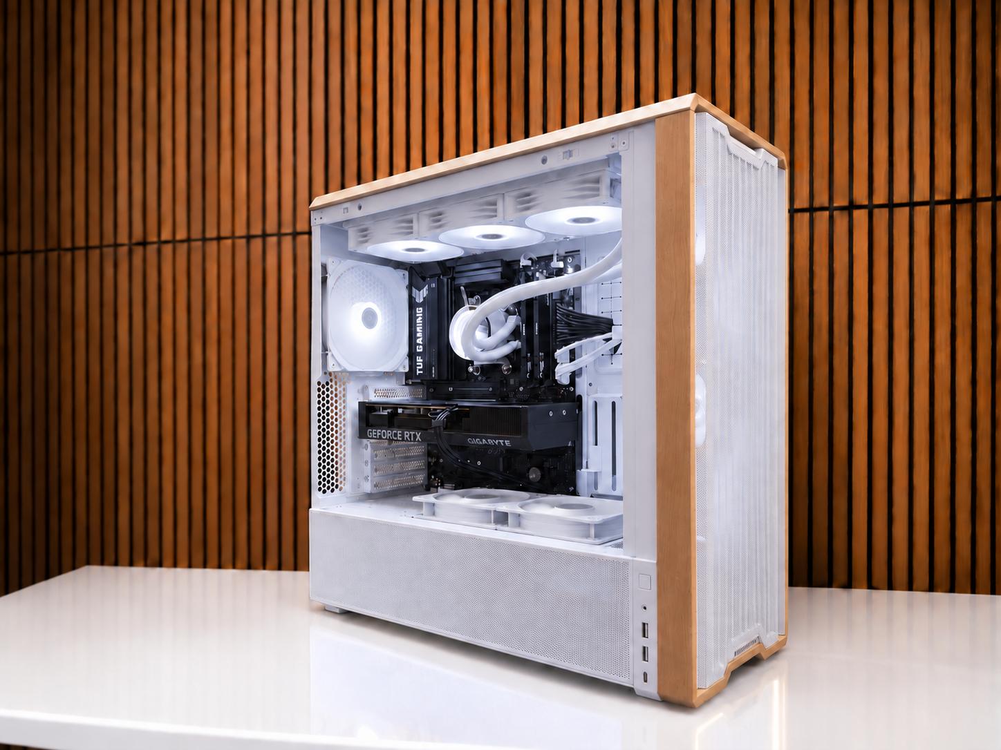WHITE 1440P Gaming PC | RTX 4070 12GB | 7700 | 32GB DDR5 | Windows 11  WIFI | 1TB NVME