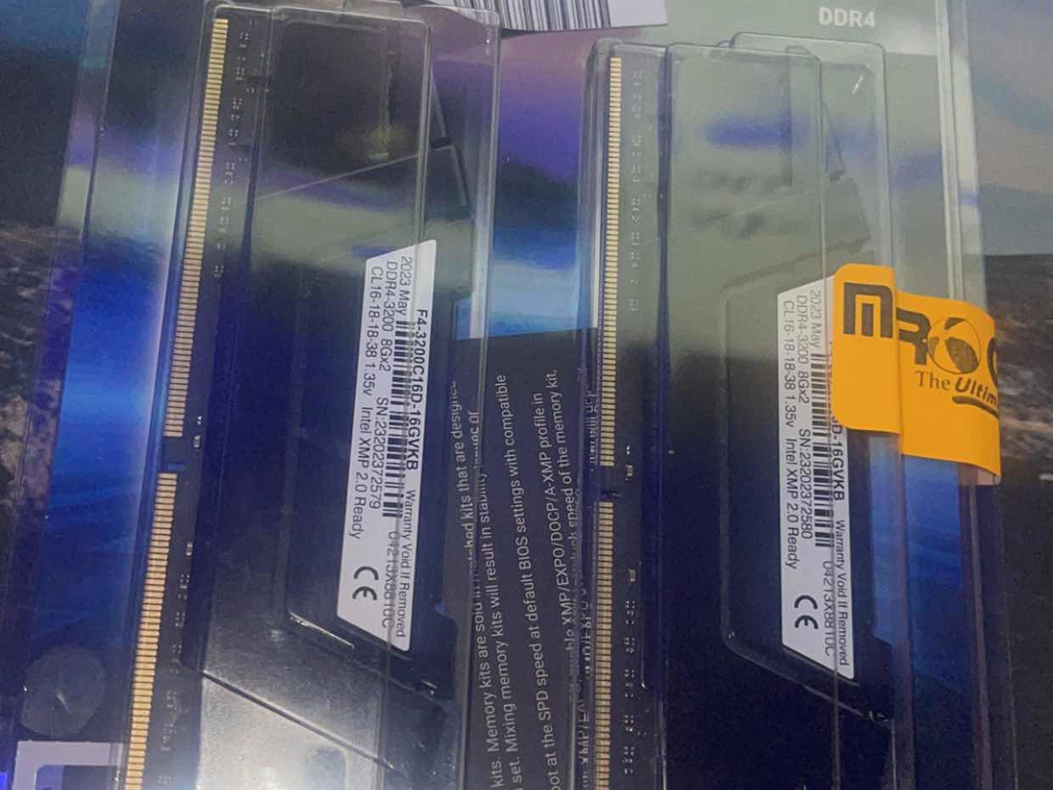 AMD Ryzen 5 5600X3D, ASUS TUF Gaming B550 Plus WiFi II DDR4, G.Skill Ripjaws V 16GB DDR4-3200