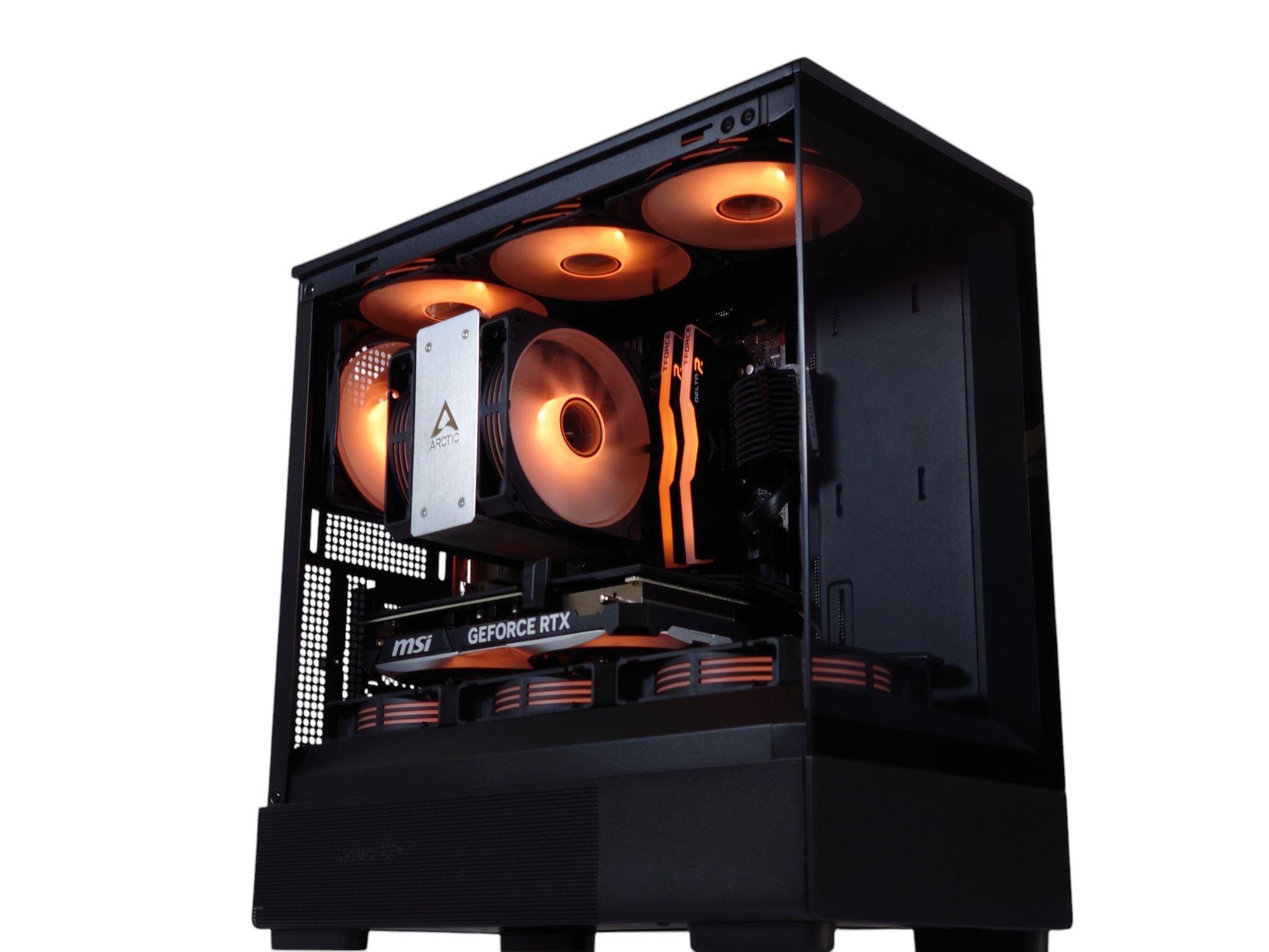 🖤💚Darkstar❇️ Gaming PC❇️Nvidia RTX 4060 8GB❇️AMD Ryzen 7 5700X3D 8-Core❇️32GB DDR4❇️ 1TB SSD