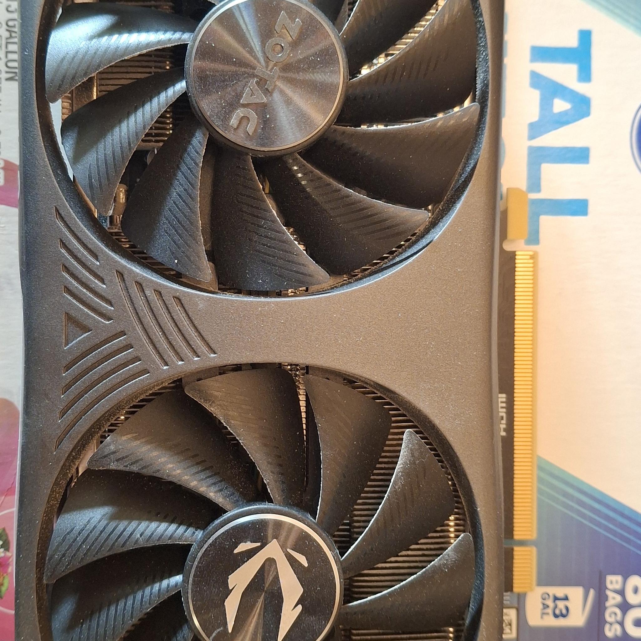 Great Condition Black and Silver Zotac Gaming RTX 4070 Super