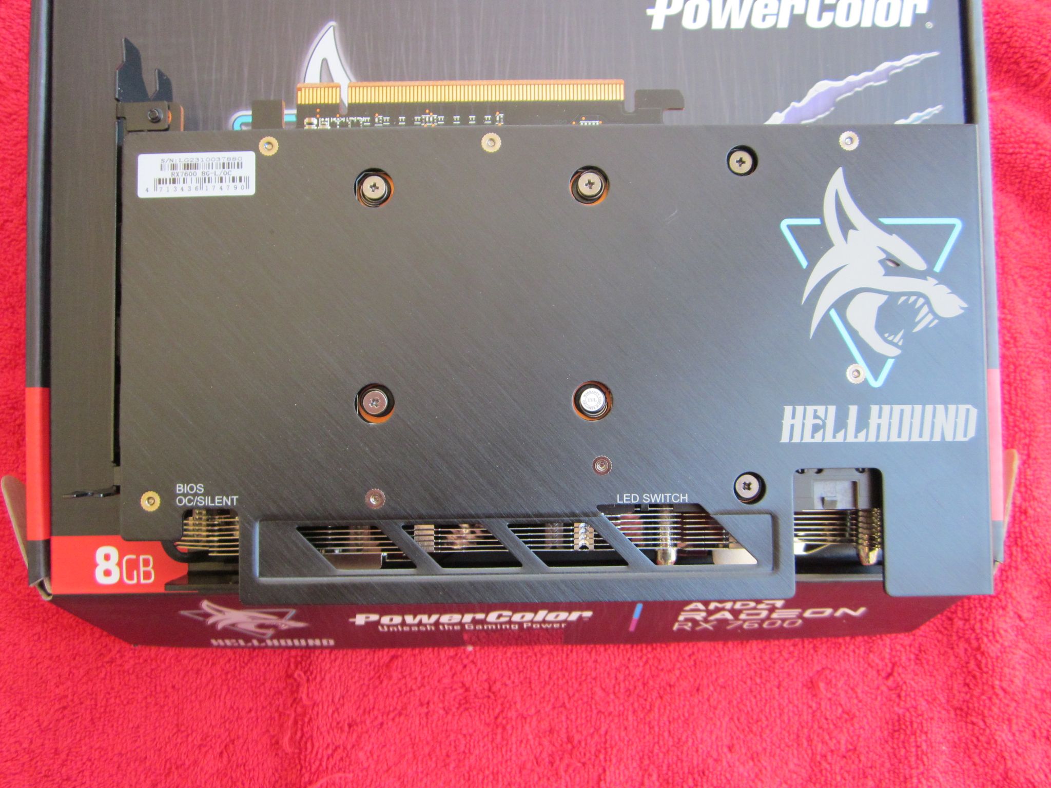 NEW! PowerColor Hellhound AMD Radeon RX 7600 8GB GDDR6 Graphics Card