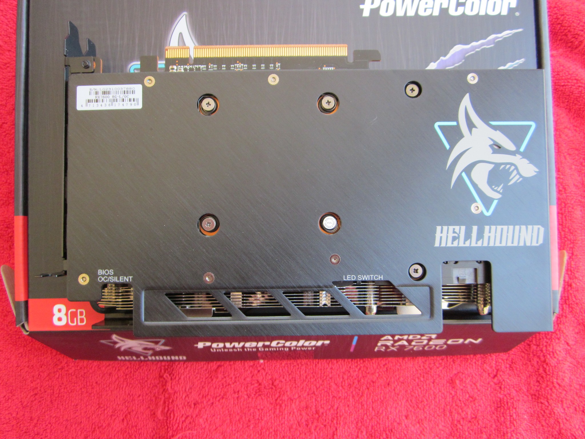 NEW! PowerColor Hellhound AMD Radeon RX 7600 8GB GDDR6 Graphics Card