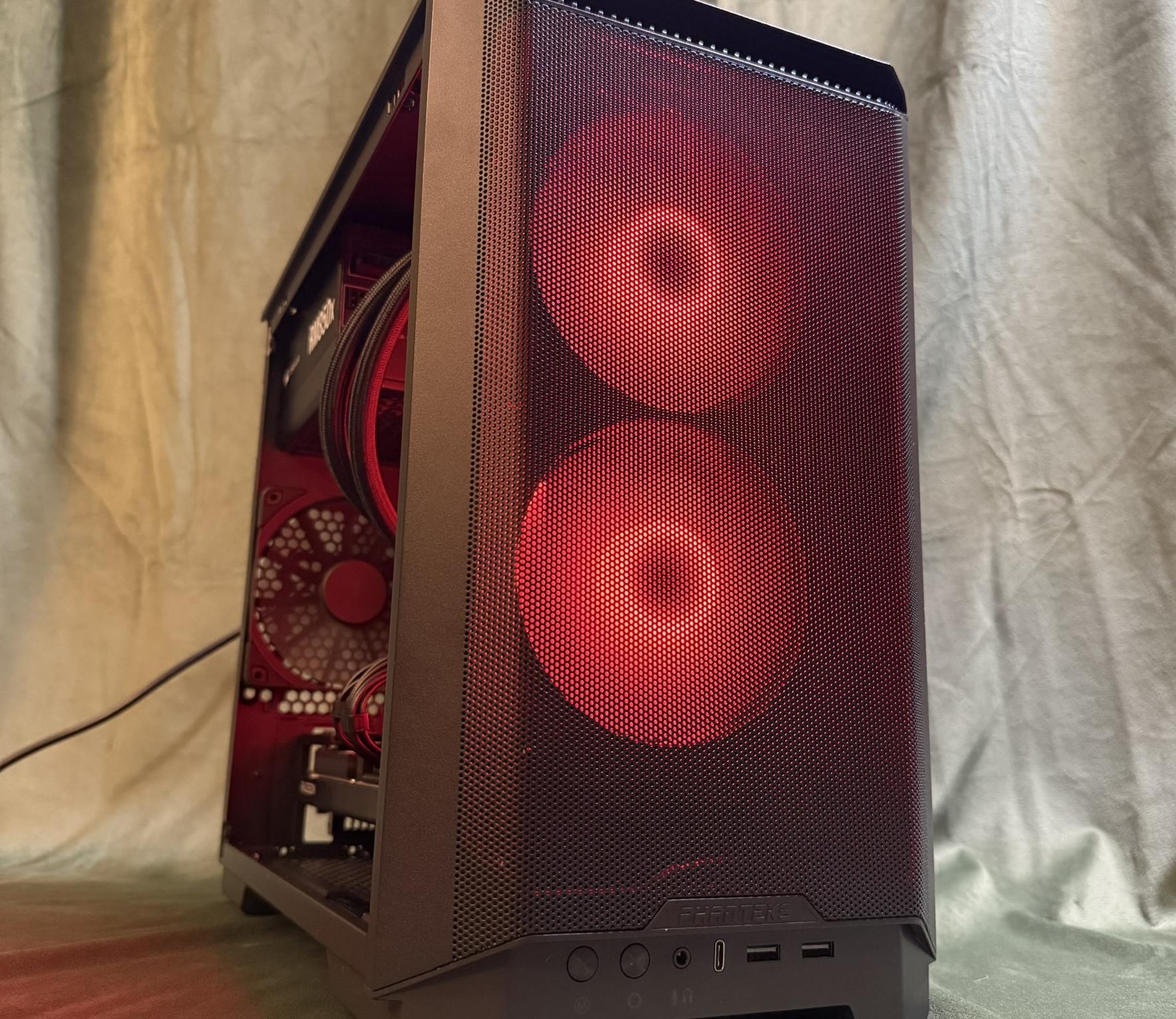 Mighty Midnight AMD 9700X - PowerColor Radeon RX 9070 Hellhound - BEAST 1440P & 4K Game Destroyer