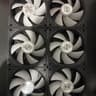 6x Lian Li UNI FAN TL Wireless Fans + Controller – Used