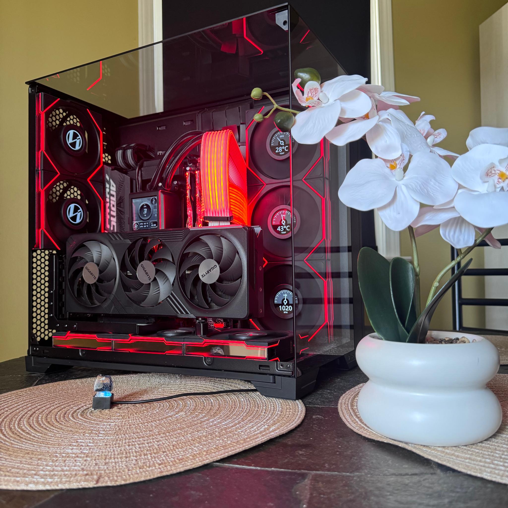 Custom built gaming pc ft. Ryzen 9 9950x3d