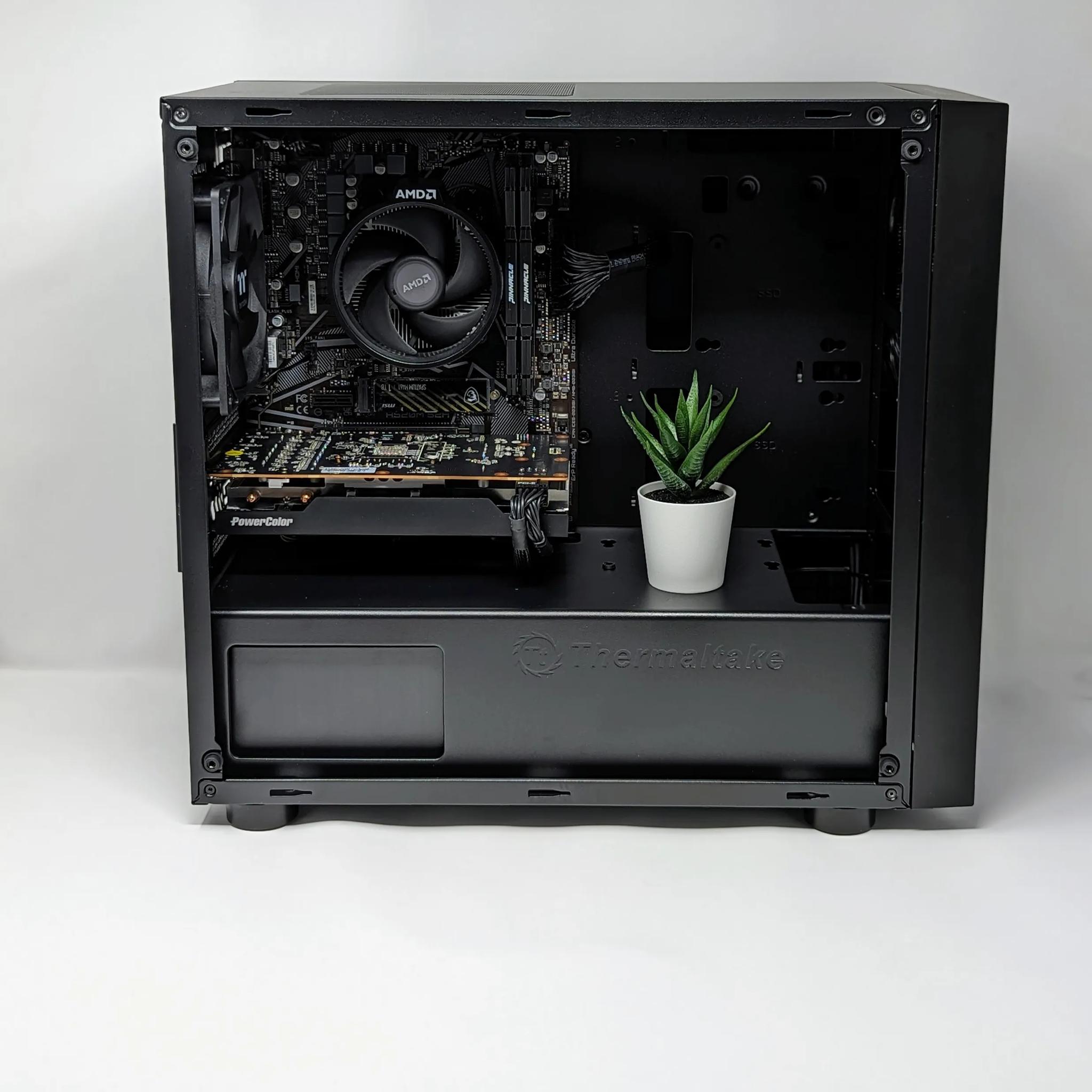 Stealth AM4 | No RGB | RX 6600 | Ryzen 5 3600 | 16gb RAM | MSI M461 1TB Gen 4 NVMe SSD