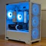 🖤🤍 Black & White 1440p / 1080p Gaming PC – Ryzen 7 3700X | RTX 4060 | 32GB DDR4 | 1TB NVMe