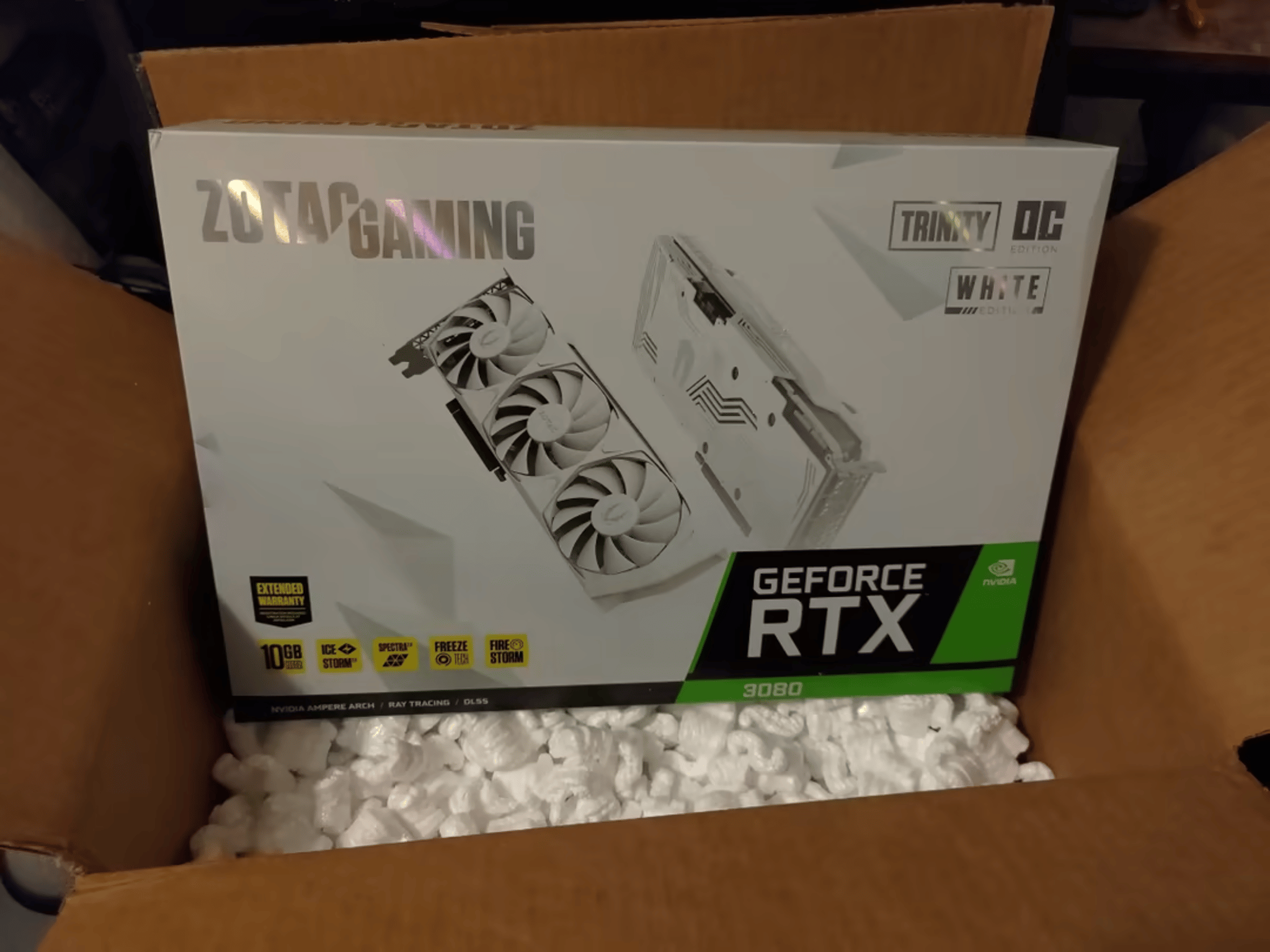 Brand New White Zotac Trinity OC 3080